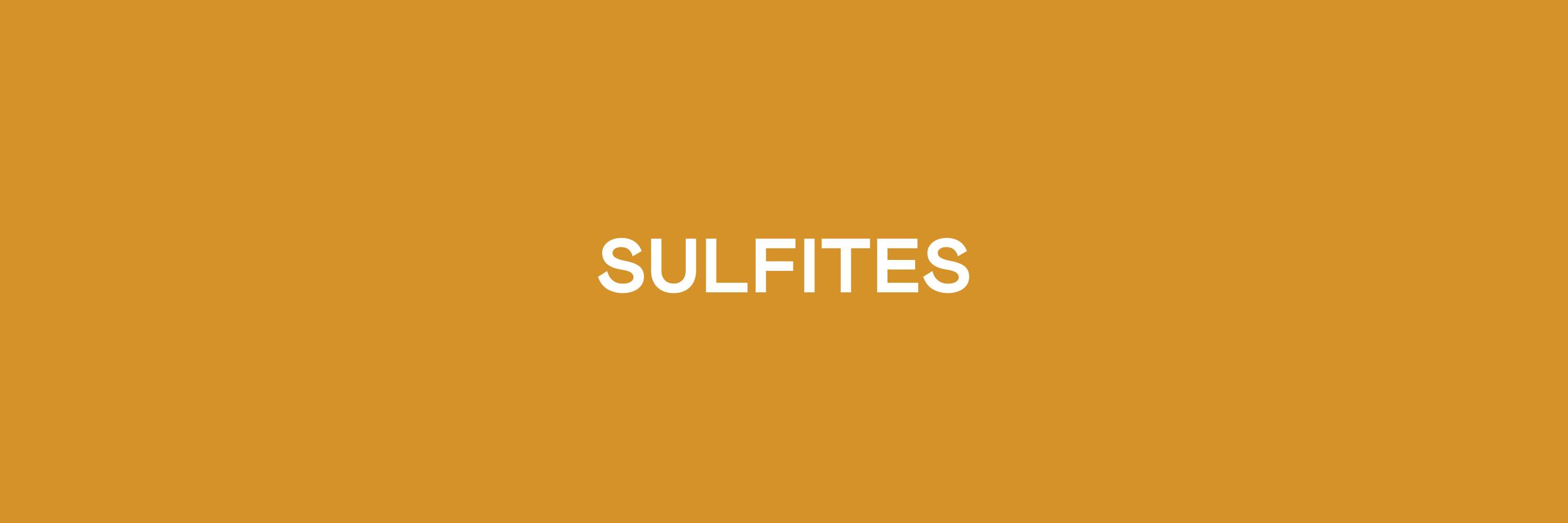 Sulfites