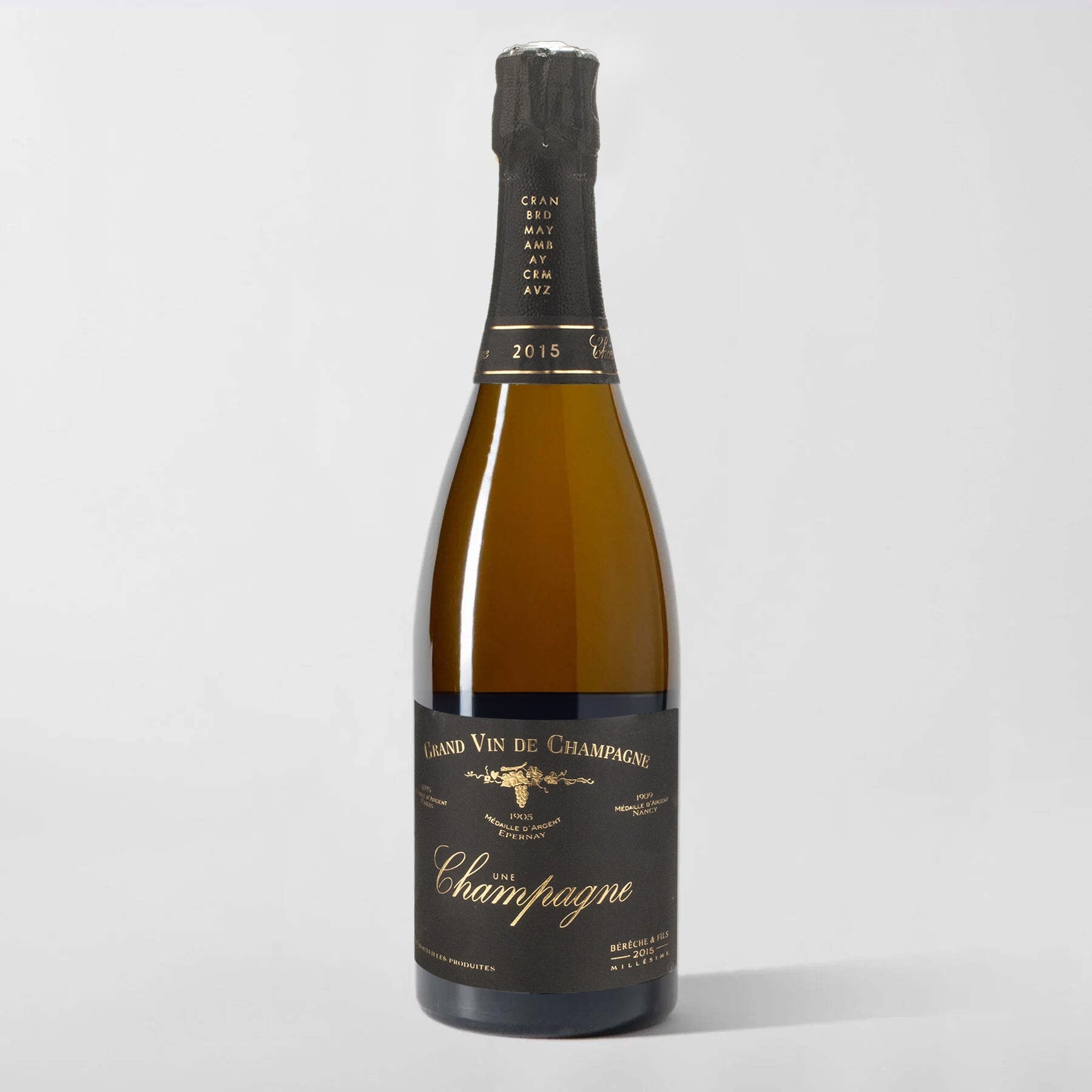 Bérêche, 'UNE' Champagne 2015 - Parcelle Wine