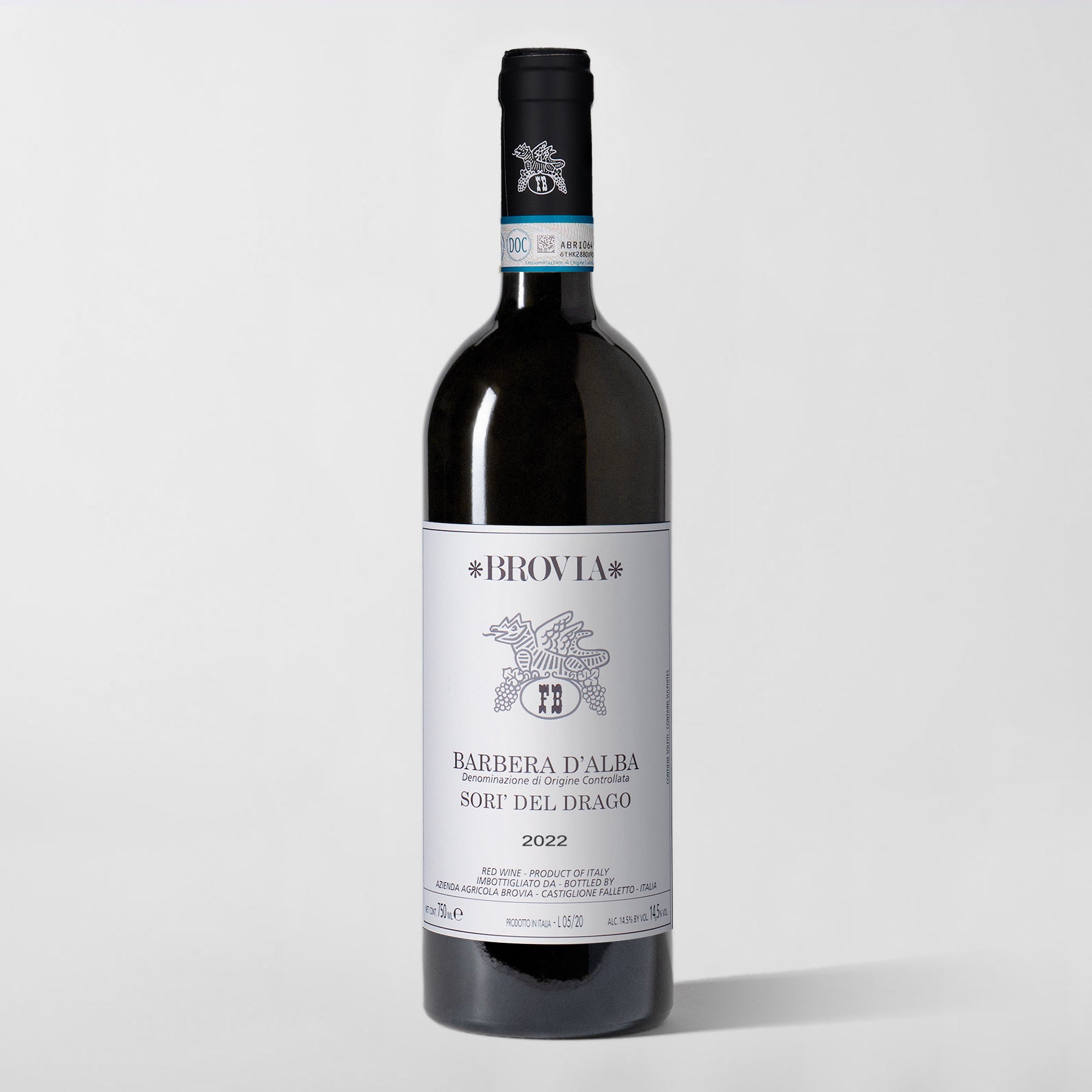 Brovia, Barbera d'Alba 'Sori del Drago' 2022 - Parcelle Wine