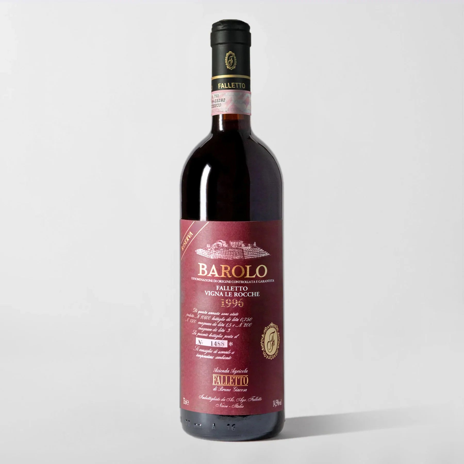 Bruno Giacosa, Barolo Riserva 'Le Rocche del Falletto di Serralunga d'Alba' 1996 - Parcelle Wine