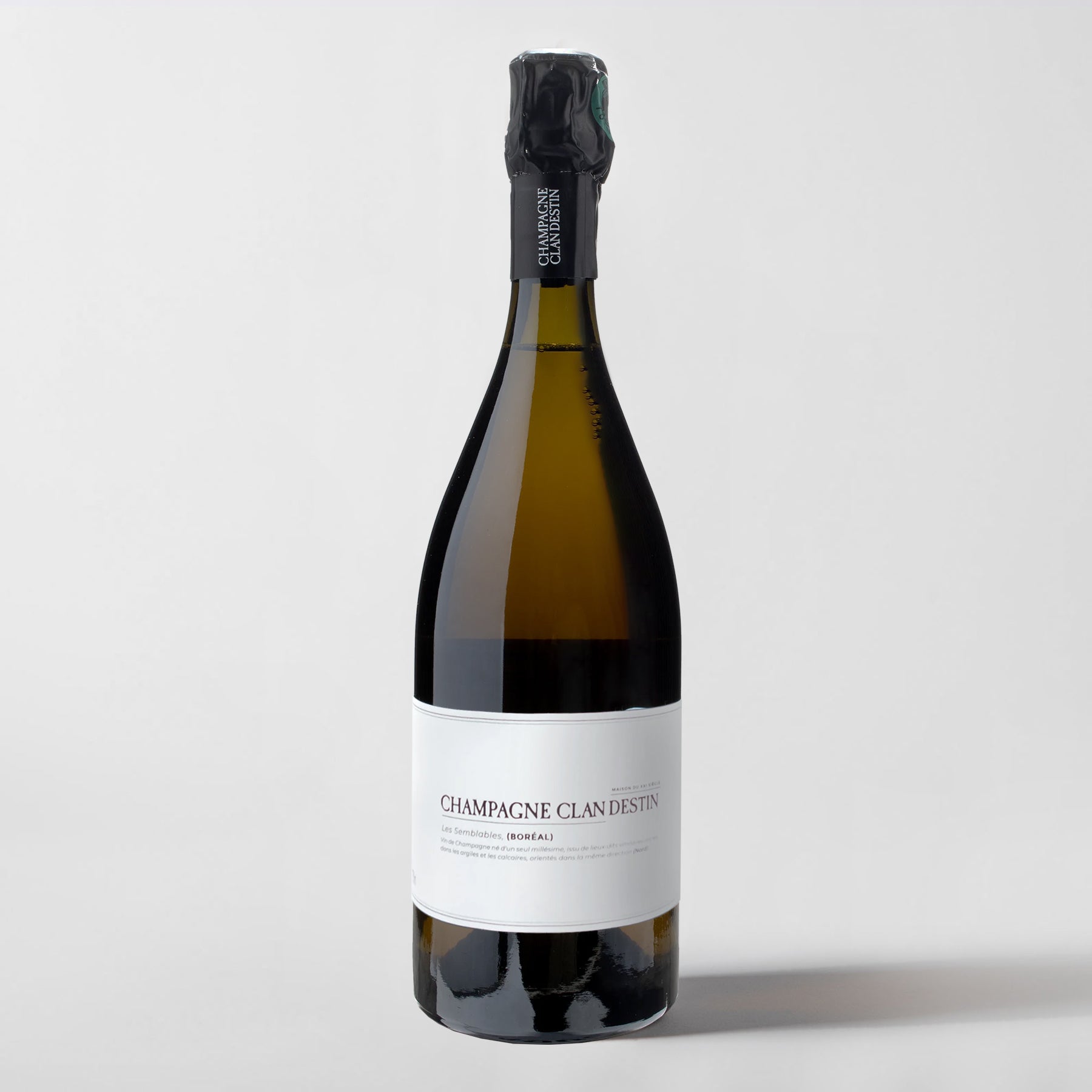 Champagne Clandestin, Blanc de Noirs Brut Nature 'Boréal' (base 2022) - Parcelle Wine