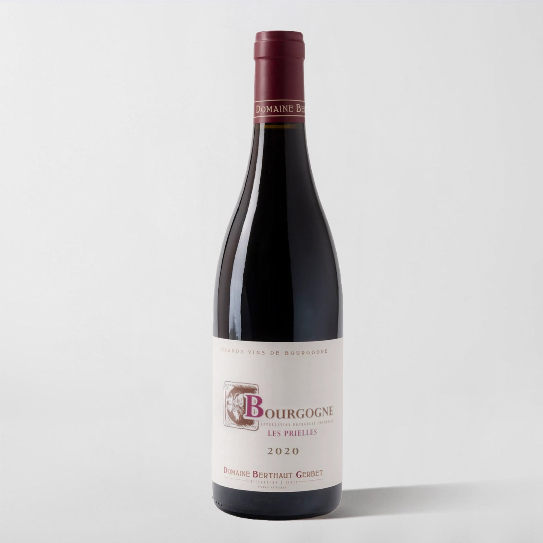 Domaine Denis Berthaut, Bourgogne 'Les Prielles' 2020 - Parcelle Wine
