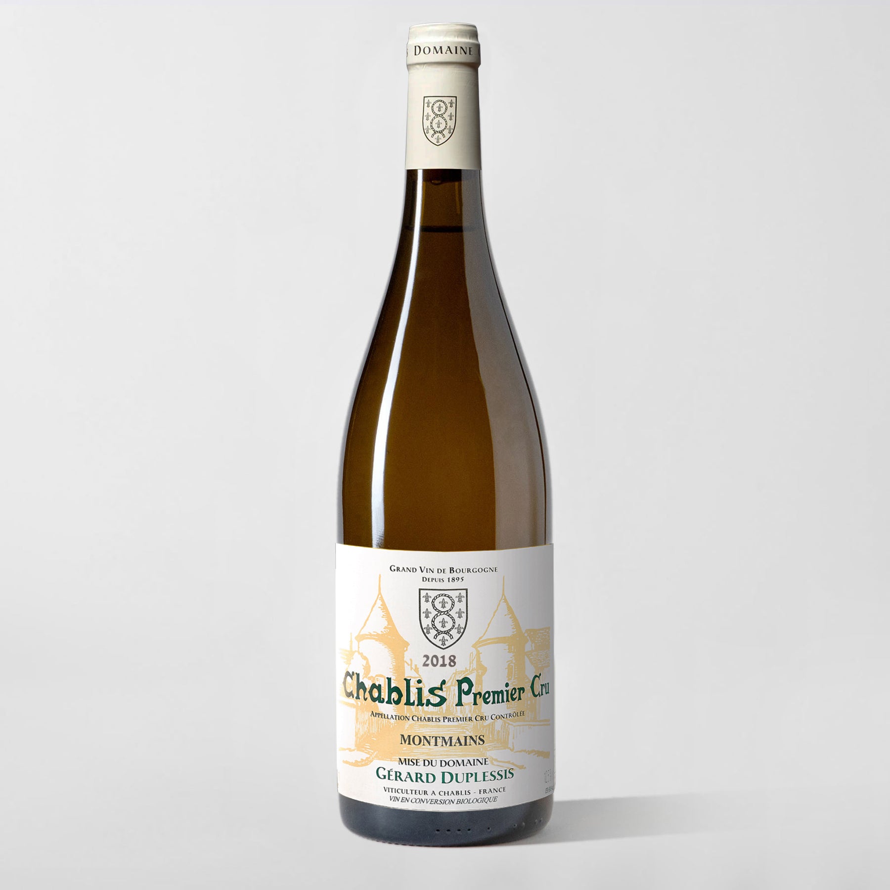 Domaine Gérard Duplessis, Chablis Premier Cru 'Montmains' 2018 - Parcelle Wine