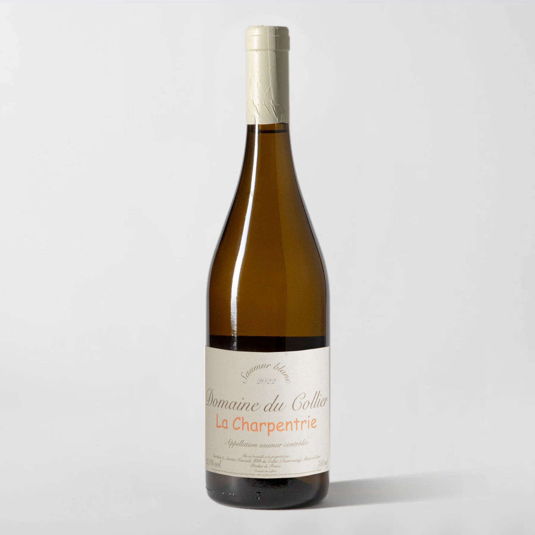 Domaine du Collier, Saumur Blanc 'La Charpentrie' 2022 (Pre-Sale Arriving Early July)
