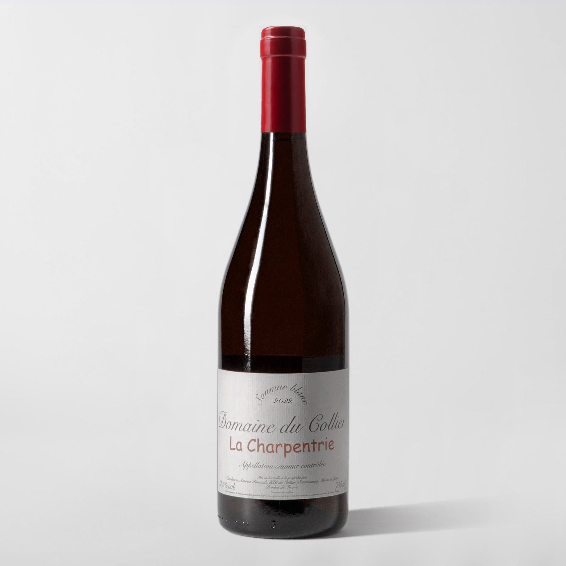 Domaine du Collier, Saumur Rouge 'La Charpentrie' 2022 (Pre-Sale Arriving Early July)