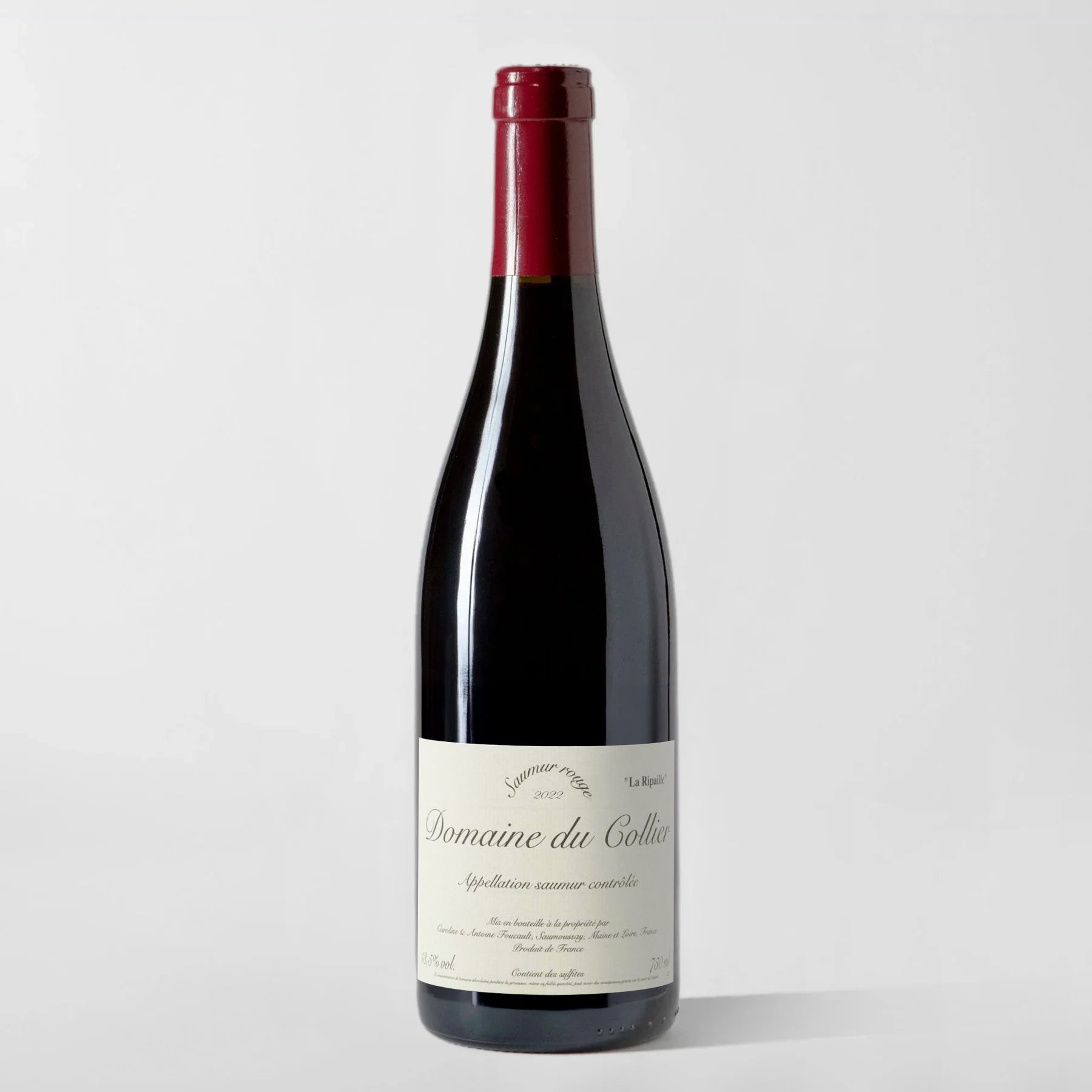Domaine du Collier, Saumur Rouge 'La Ripaille' 2022 (Pre-Sale Arriving Early July)