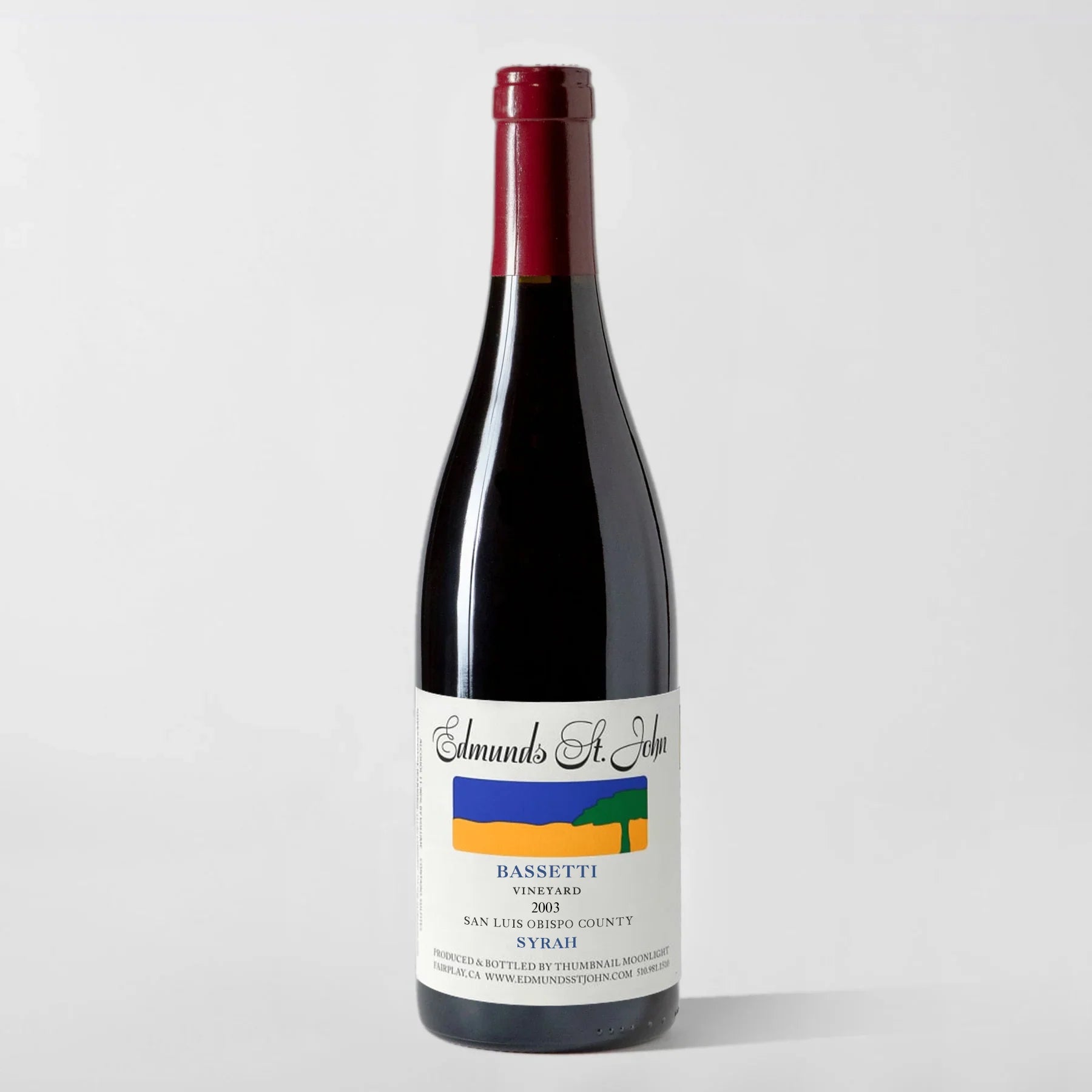 Edmunds St. John, Syrah 'Bassetti Vineyard' 2003 - Parcelle Wine