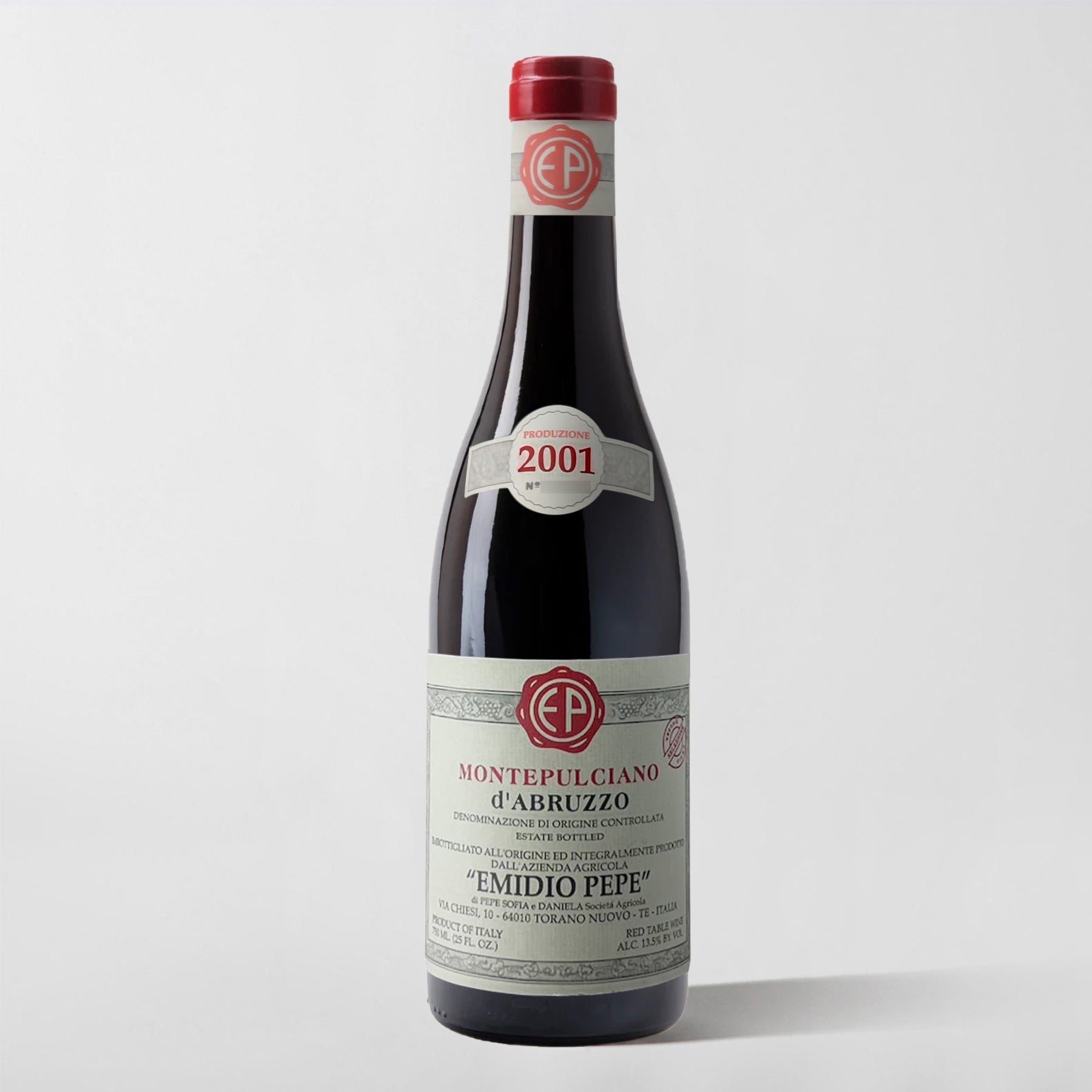 Emidio Pepe, Montepulciano d'Abruzzo 2001 - Parcelle Wine