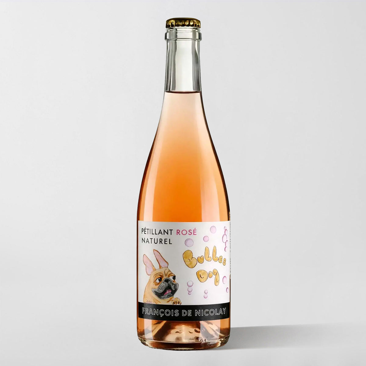 François de Nicolay, 'Bulles Dog' VdF Pét Nat Rosé
