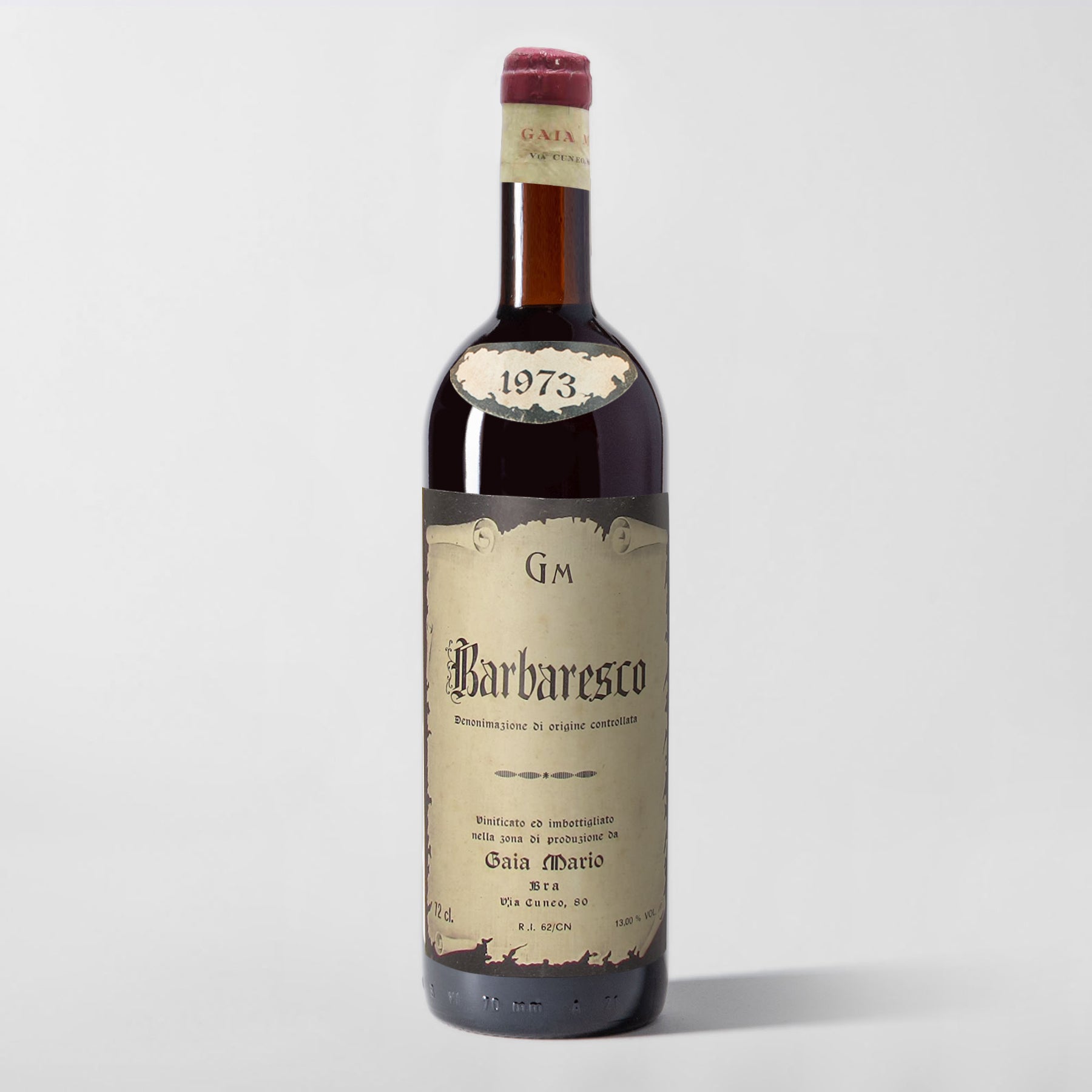 Gaia Mario, Barbaresco 1973 - Parcelle Wine