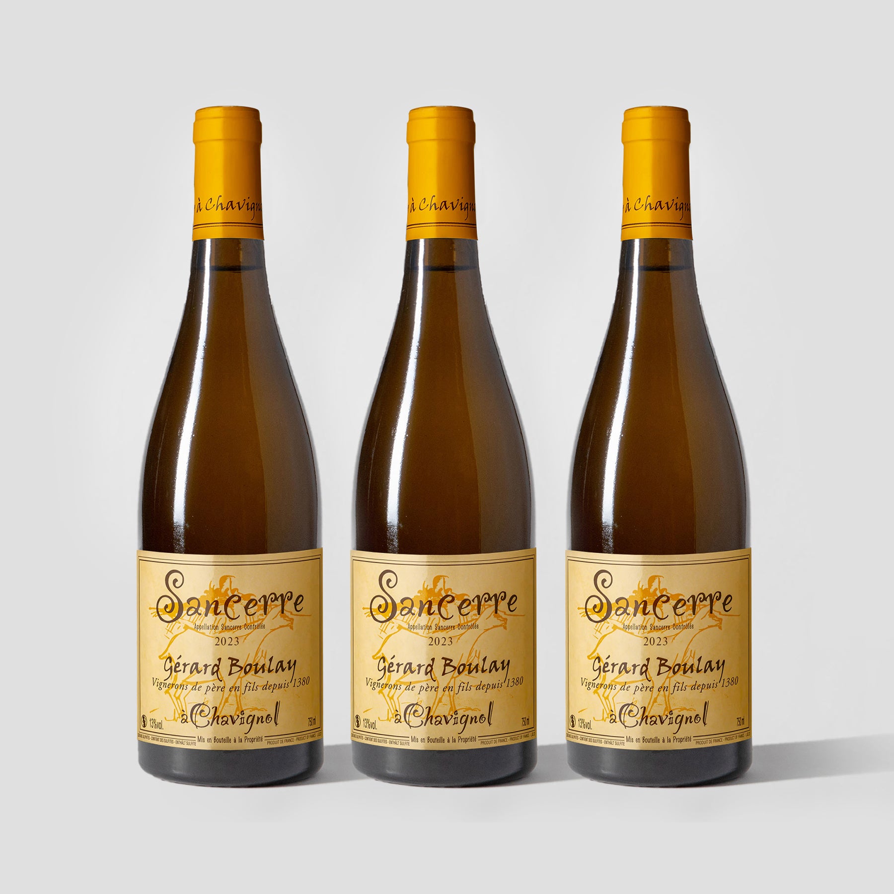 Gerard Boulay, Sancerre 'Chavignol' 2023 3-pack - Parcelle Wine