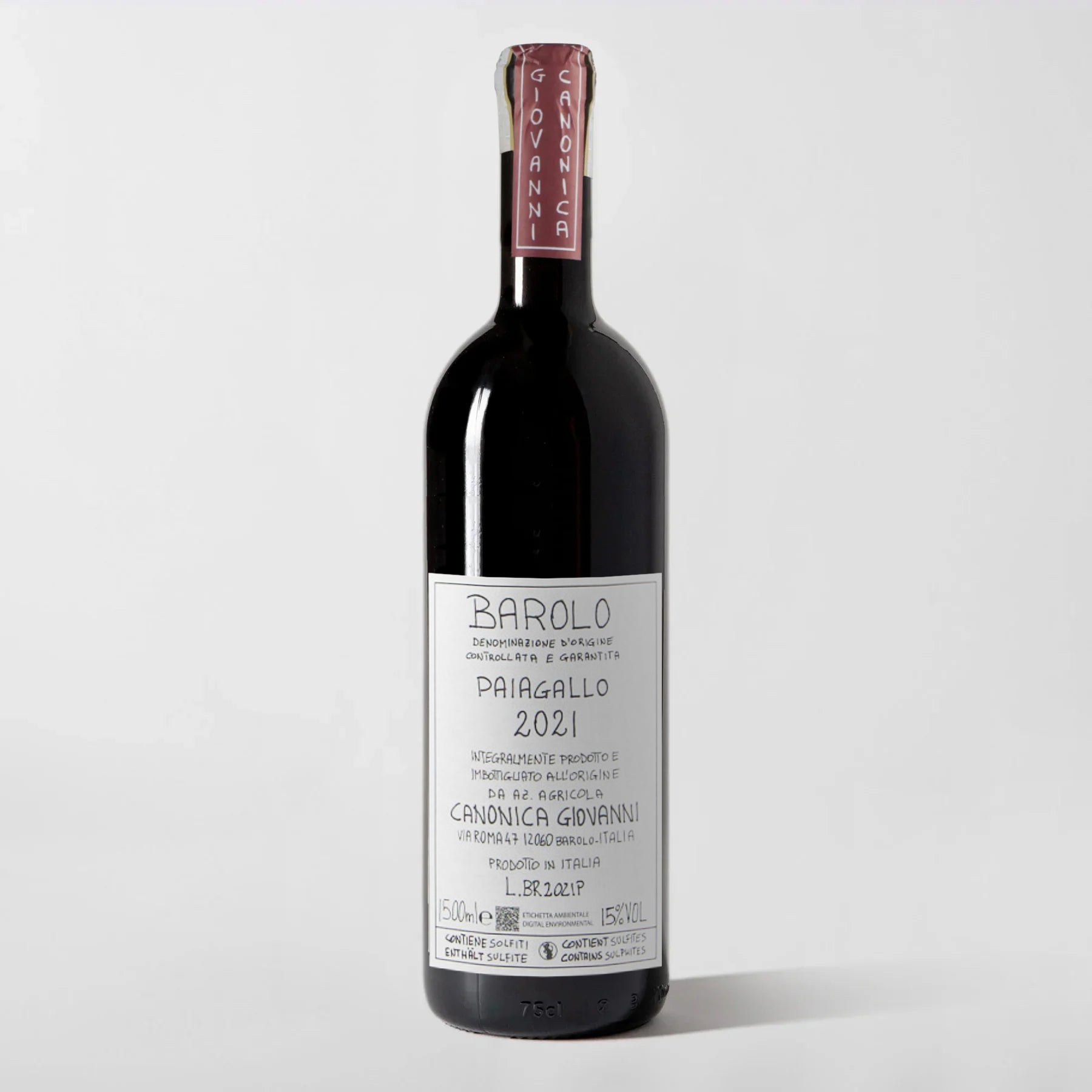 Giovanni Canonica, Barolo 'Paiagallo' 2021 - Parcelle Wine