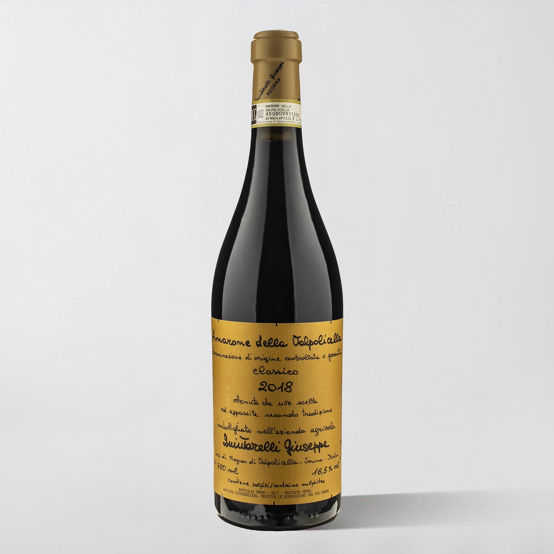 Giuseppe Quintarelli, Amarone della Valpolicella Classico 2018 (Pre-Sale Arriving 6/4)
