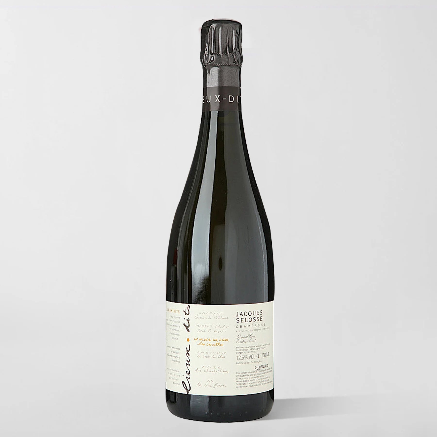 Jacques Selosse, 'Sous Le Mont' Blanc de Noirs Brut - Parcelle Wine