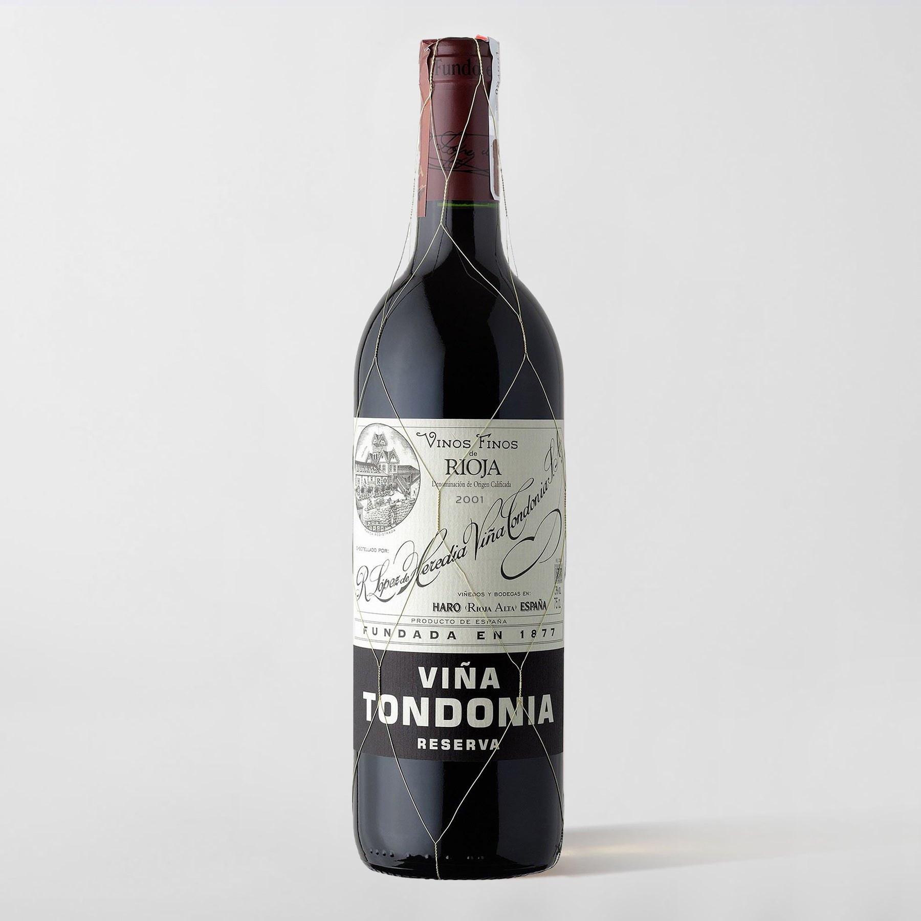 López de Heredia, Rioja Reserva 'Viña Tondonia' 2001 - Parcelle Wine