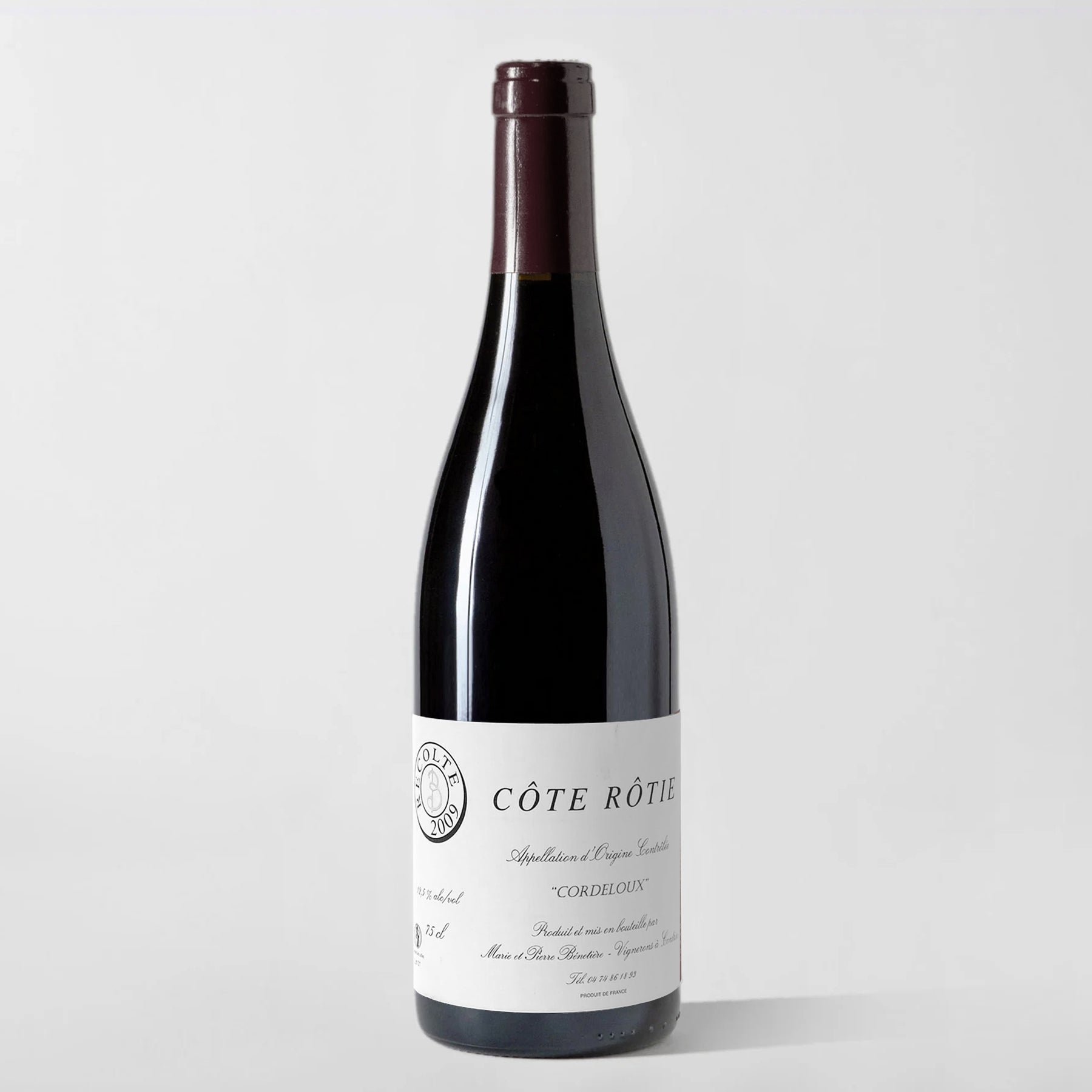 Marie et Pierre Bénetière, Côte-Rôtie 'Cordeloux' 2009 - Parcelle Wine