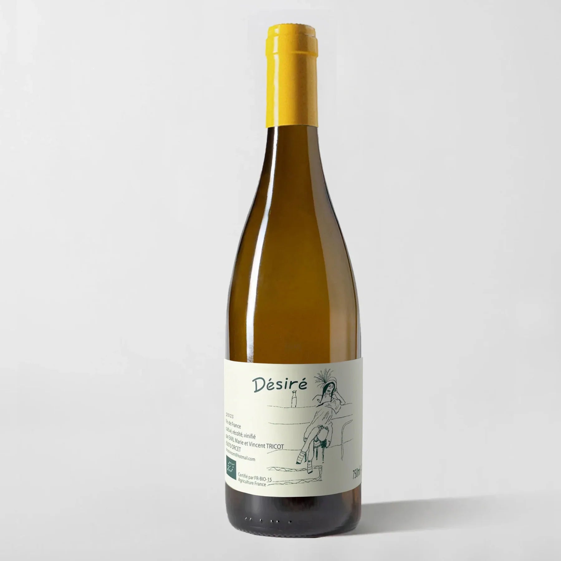 Marie et Vincent Tricot, VdF White 'Desire...' 2023 - Parcelle Wine