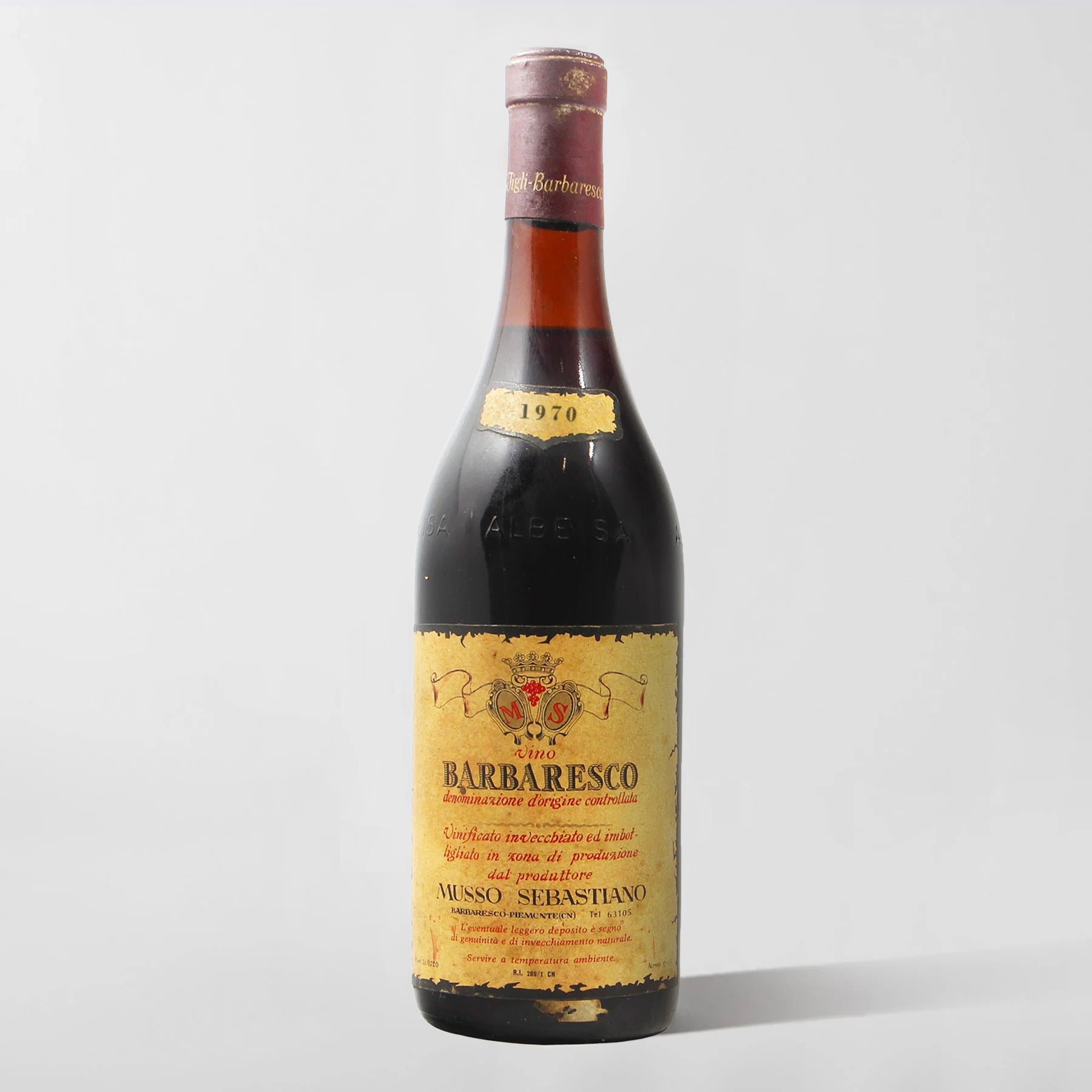 Musso Sebastiano, Barbaresco Riserva 1970 - Parcelle Wine