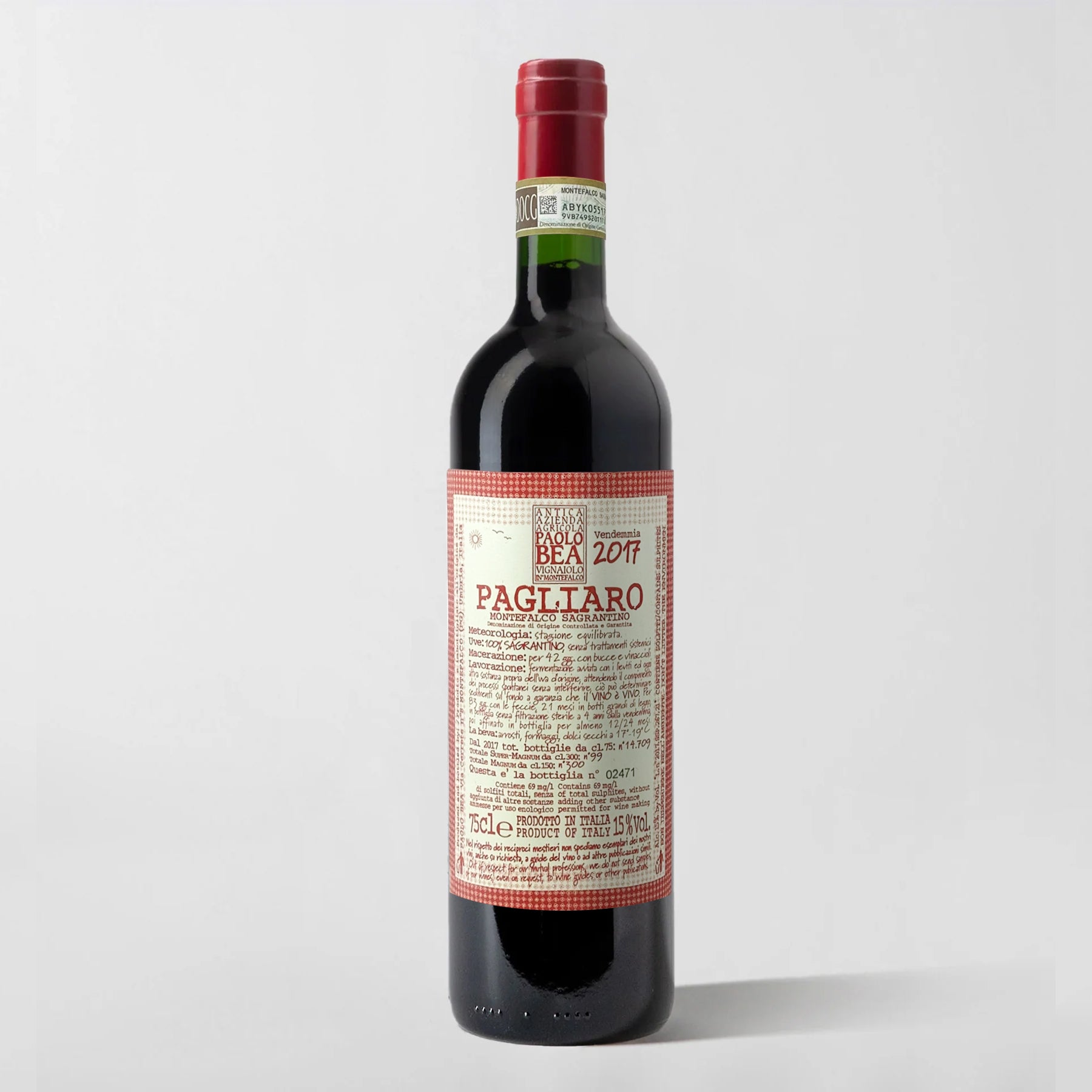 Paolo Bea, Sagrantino di Montefalco ‘Pagliaro’ 2018 - Parcelle Wine