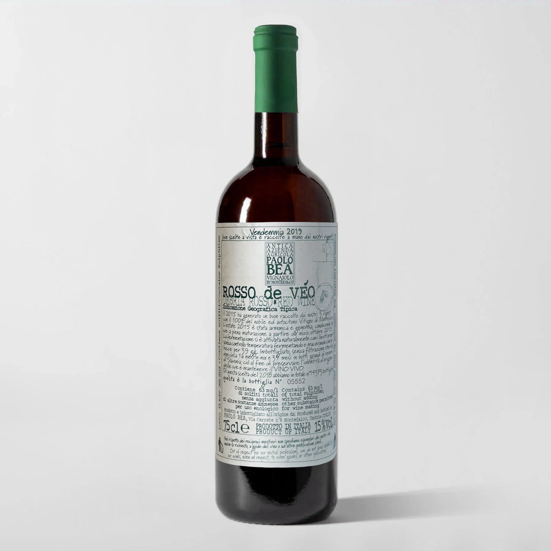 Paolo Bea, Umbria Rosso 'Rosso de Véo' 2019 - Parcelle Wine