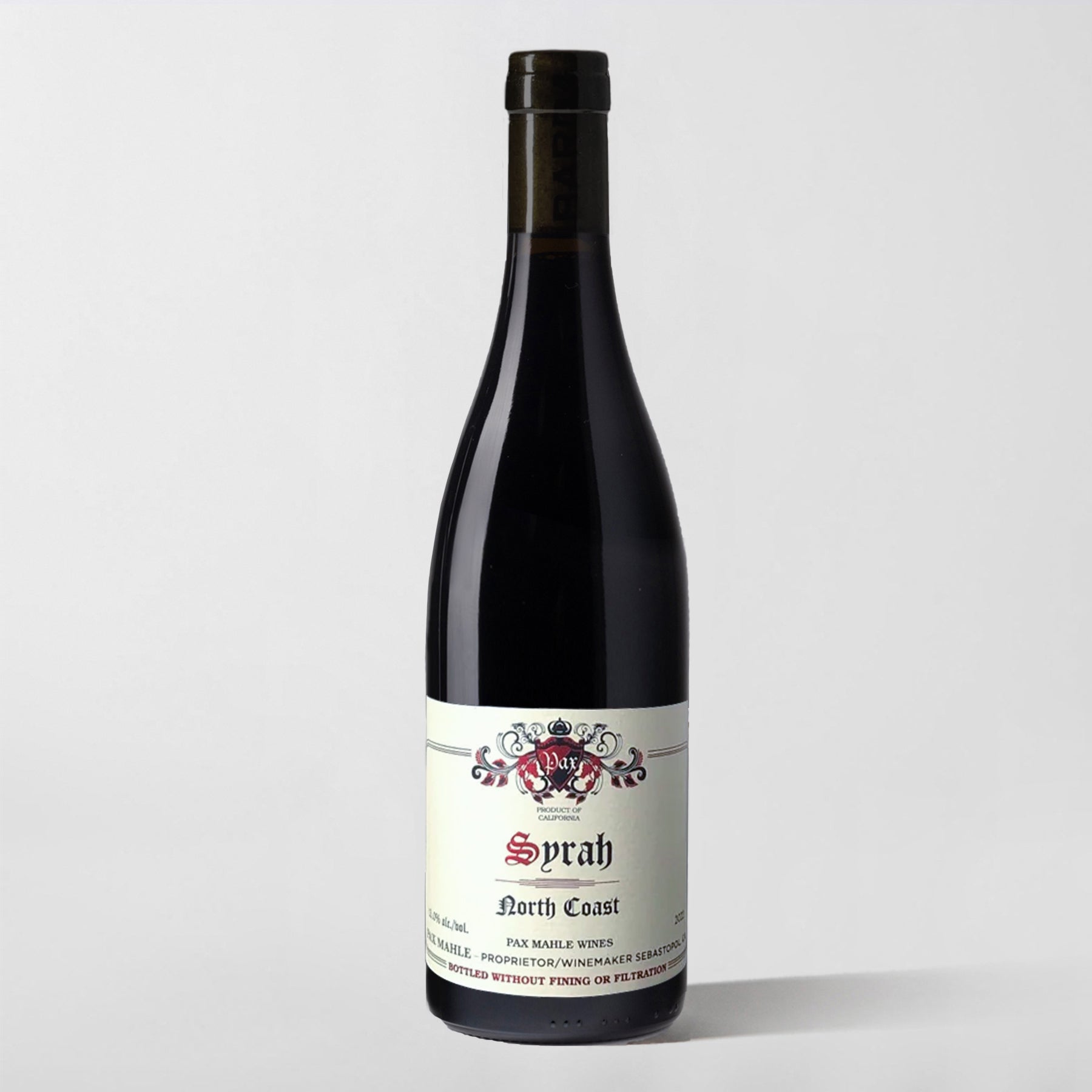 Pax Mahle, North Coast Syrah 2022 - Parcelle Wine