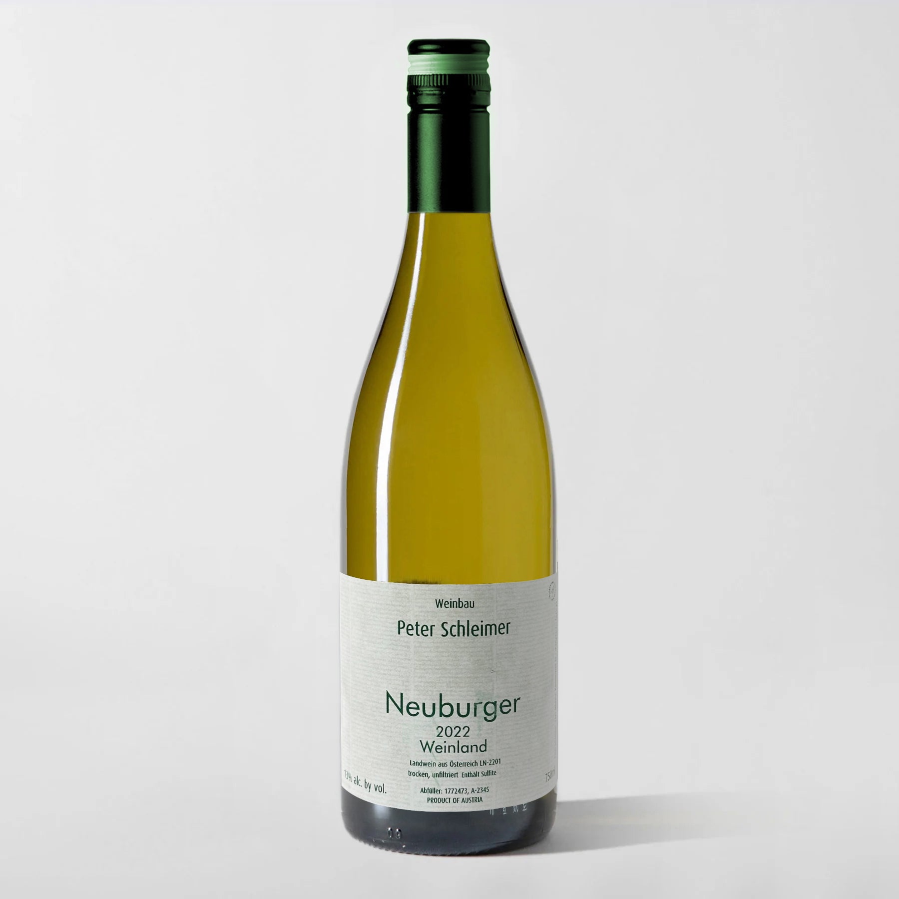 Peter Schleimer, Austria Neuburger 2022 - Parcelle Wine