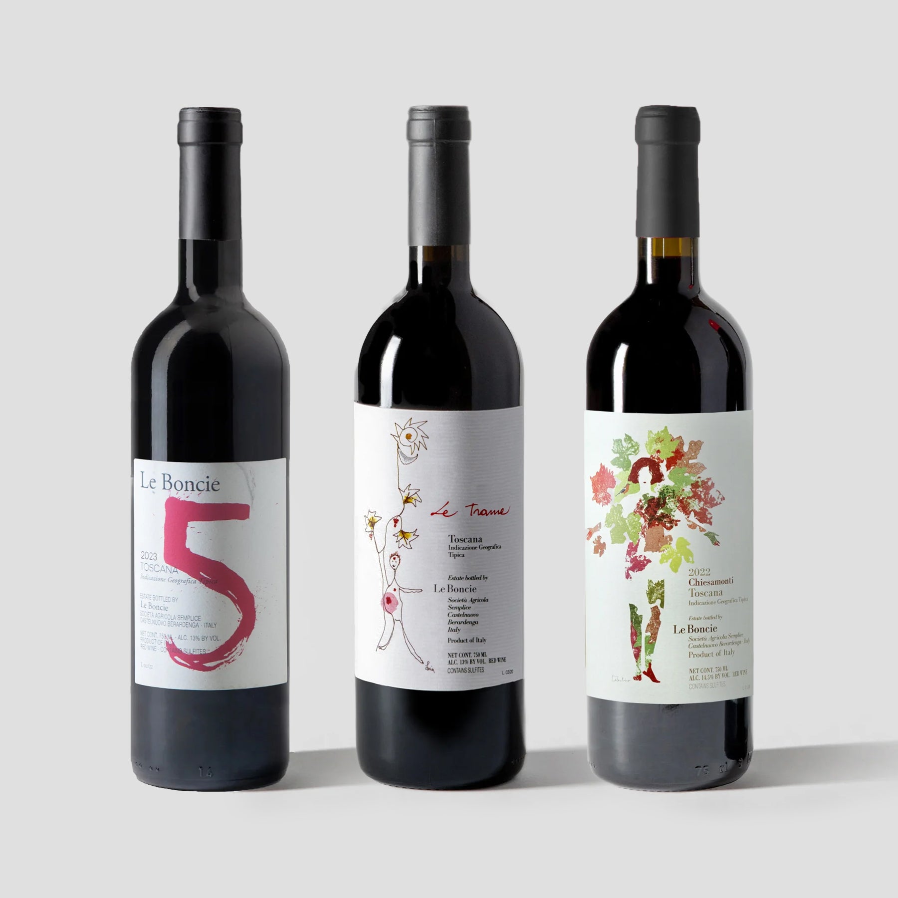 Podere Le Boncie, Rosso di Toscana 3-pack - Parcelle Wine