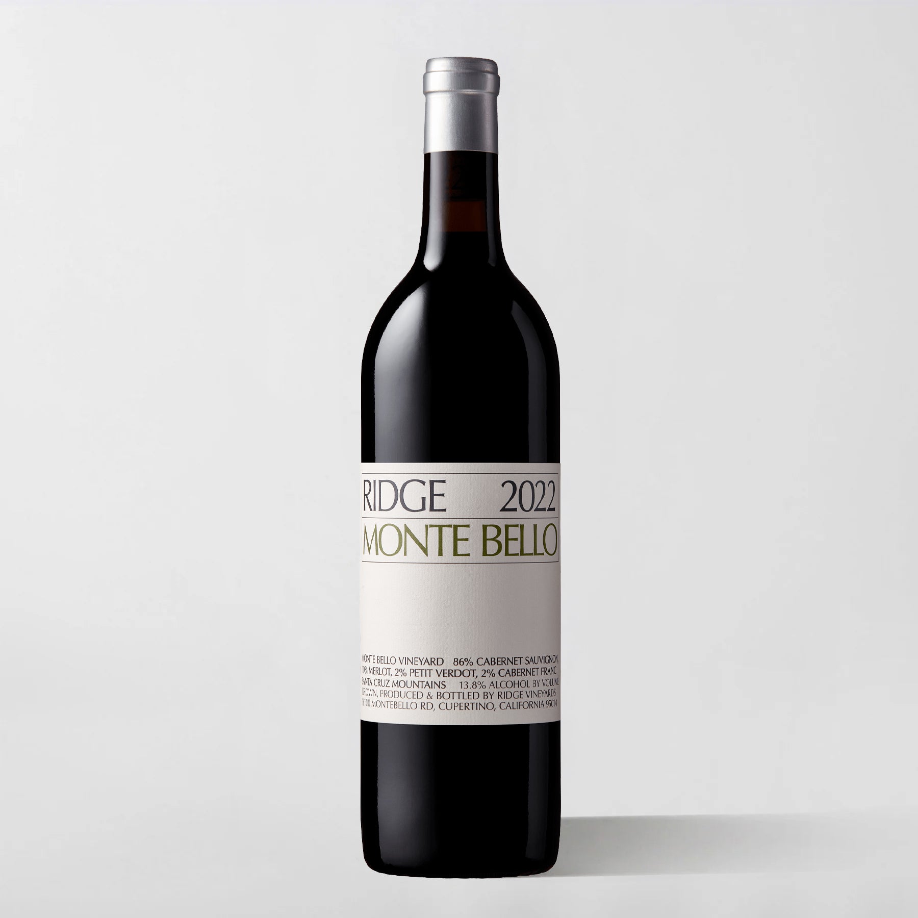 Ridge, Cabernet Sauvignon 'Monte Bello' 2022 - Parcelle Wine