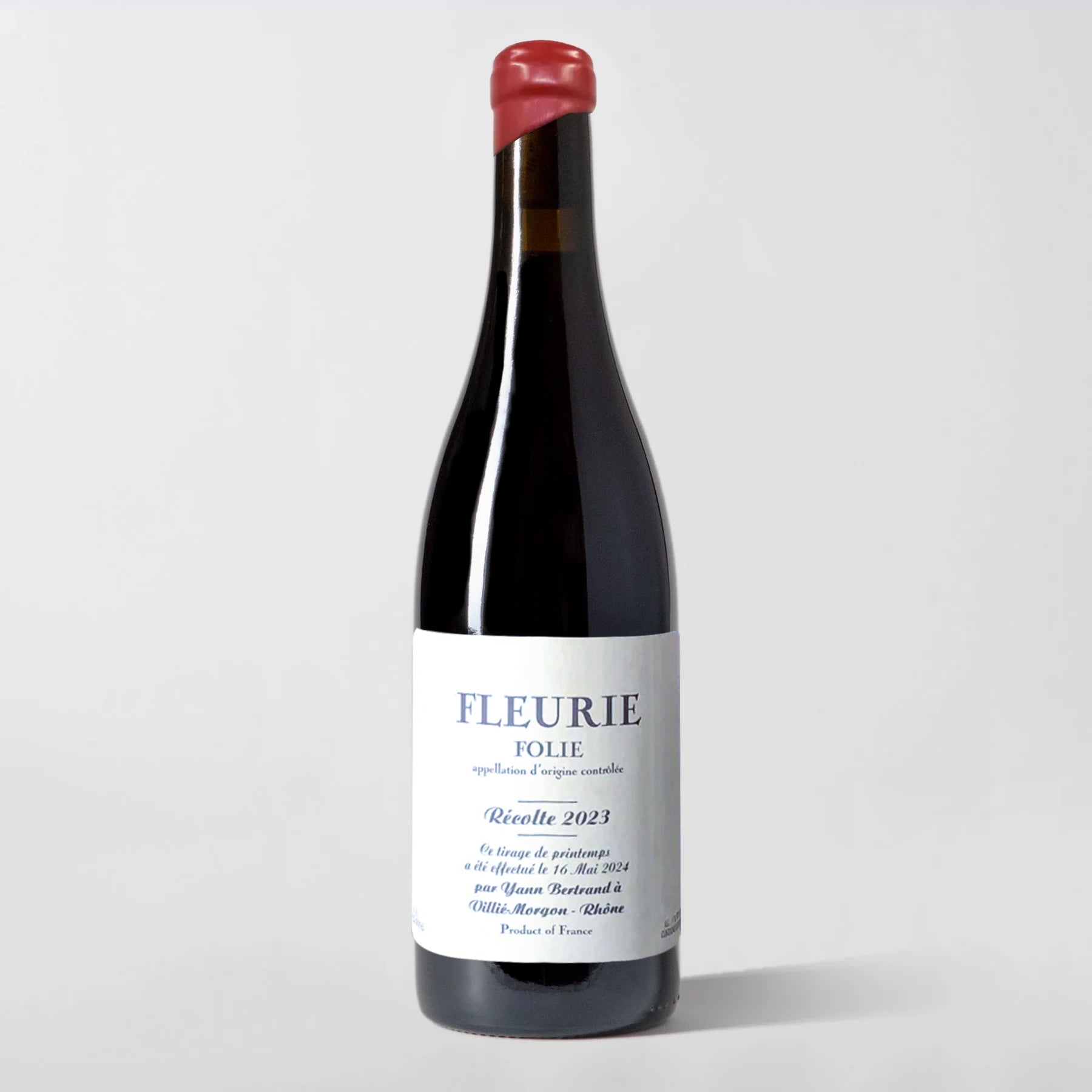 Yann Bertrand, Fleurie 'Folie' 2023 - Parcelle Wine