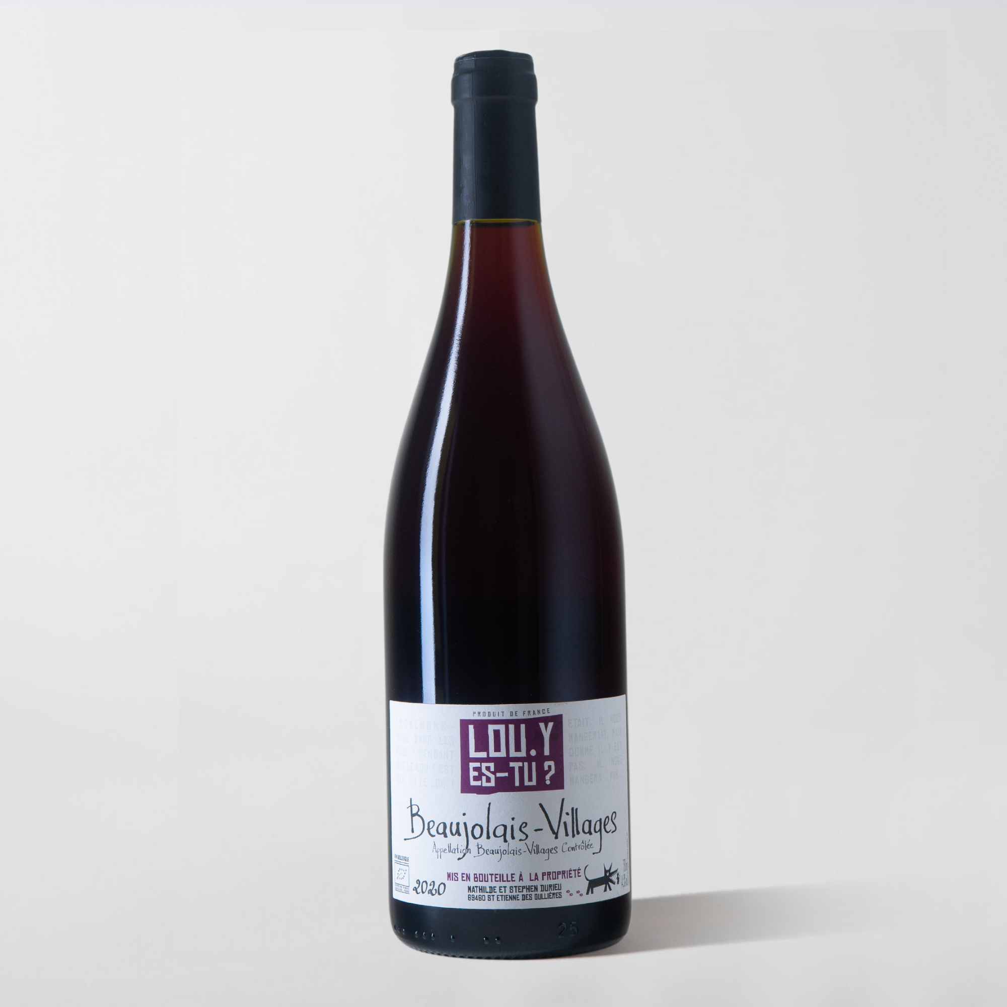 Mathilde & Stephen Durieu, Beaujolais-Villages 'Lou. Y Es-tu?' 2020 - Parcelle Wine
