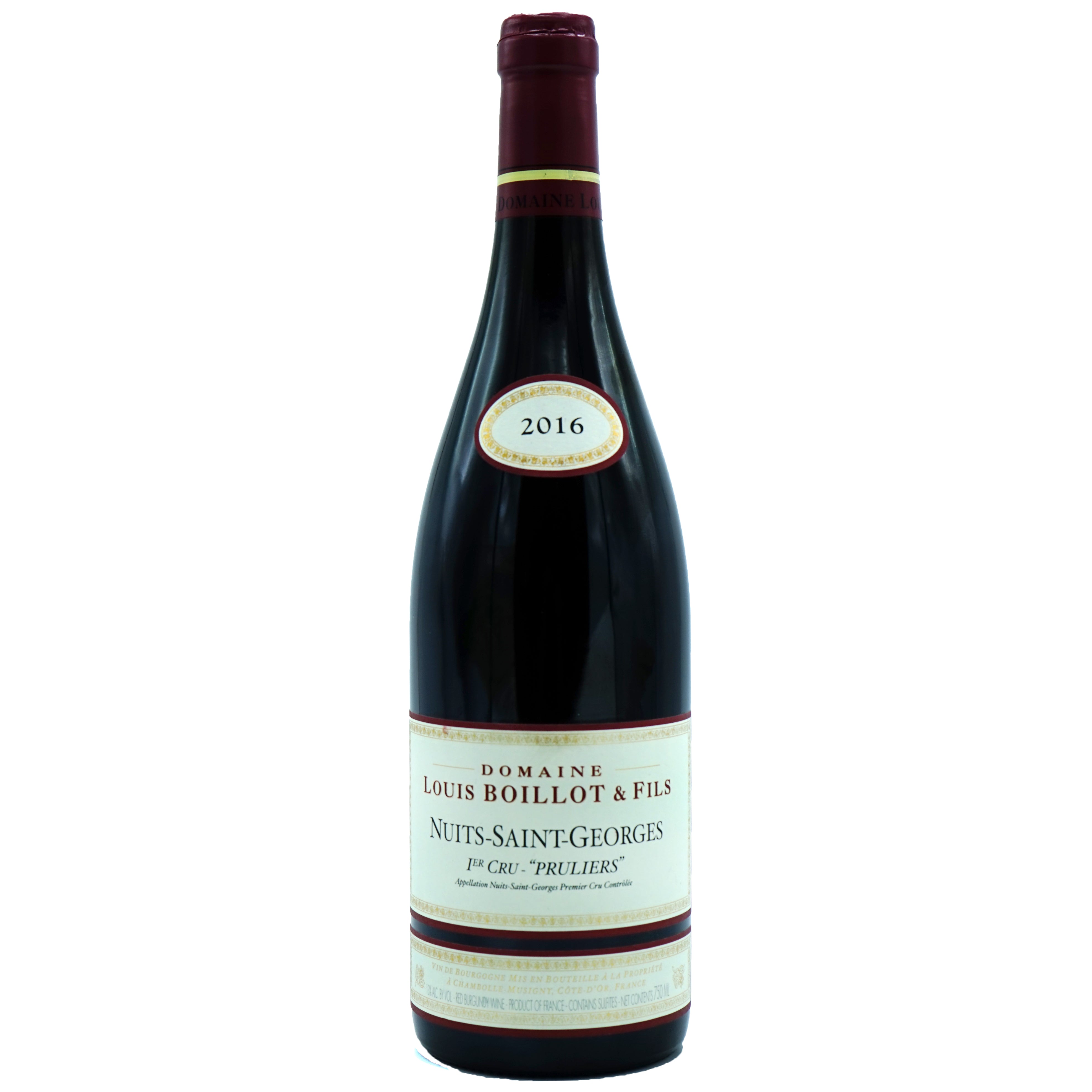 Louis Boillot, 'Pruliers' 1er Cru Nuits-Saint-Georges 2016 - Parcelle Wine