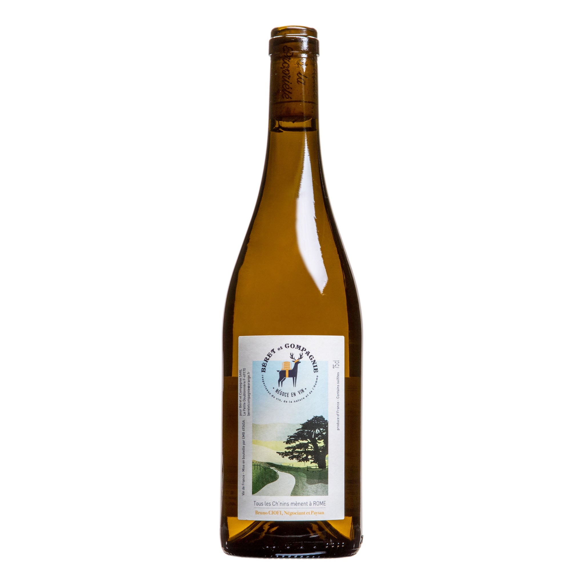 Bruno Ciofi, 'Tous les Ch`nins a Rome' Anjou 2017 from Bruno Ciofi - Parcelle Wine