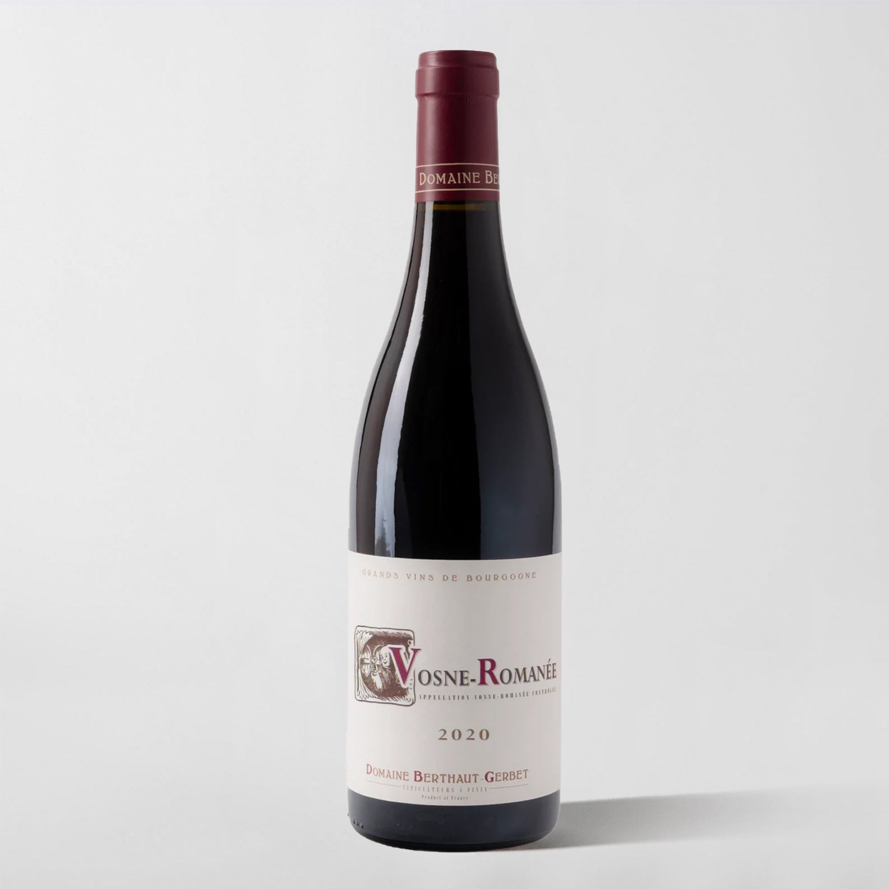 Domaine Berthaut-Gerbet, Vosne-Romanée 2020 - Parcelle Wine