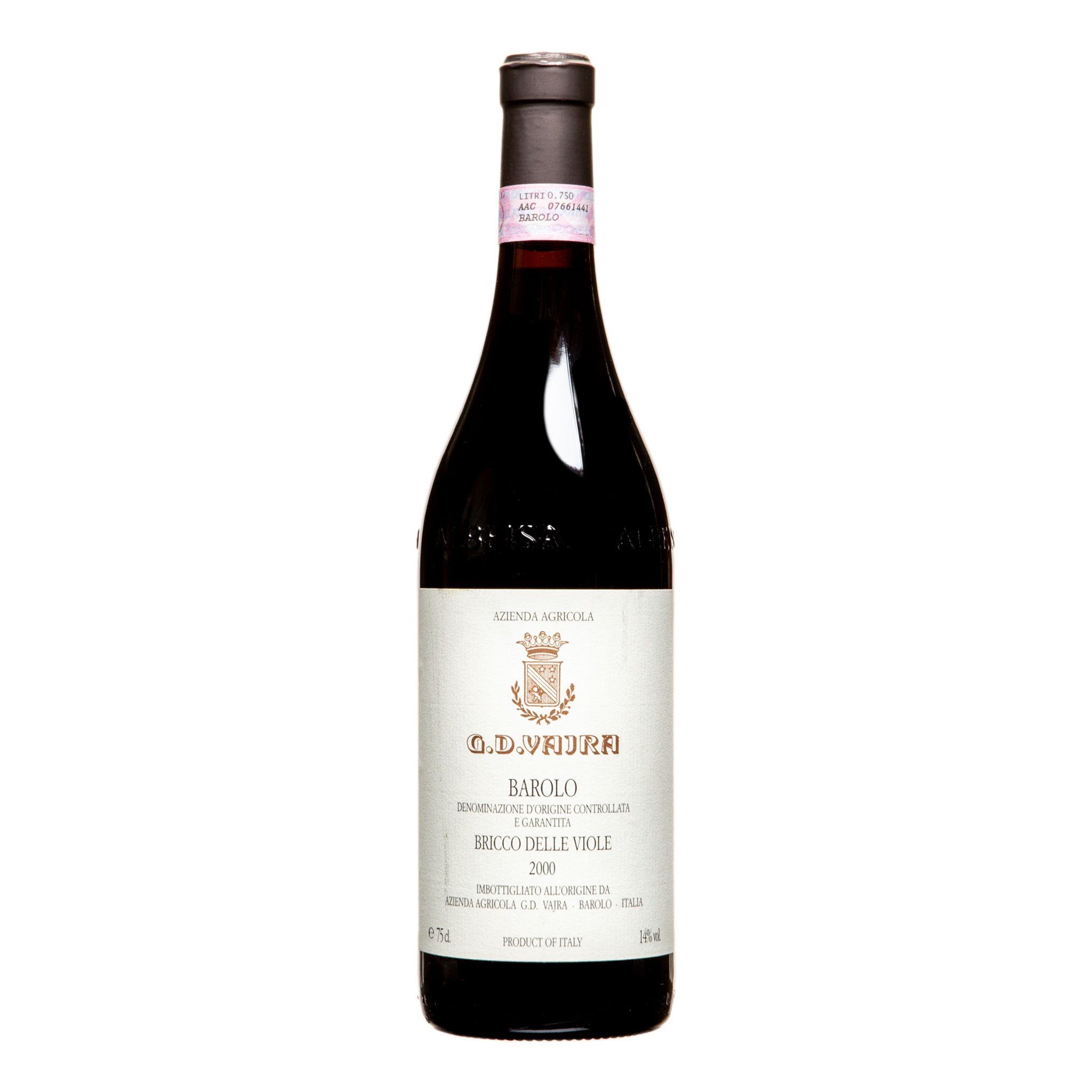 G.D. Vajra, 'Bricco Delle Viole' Barolo 2000 - Parcelle Wine