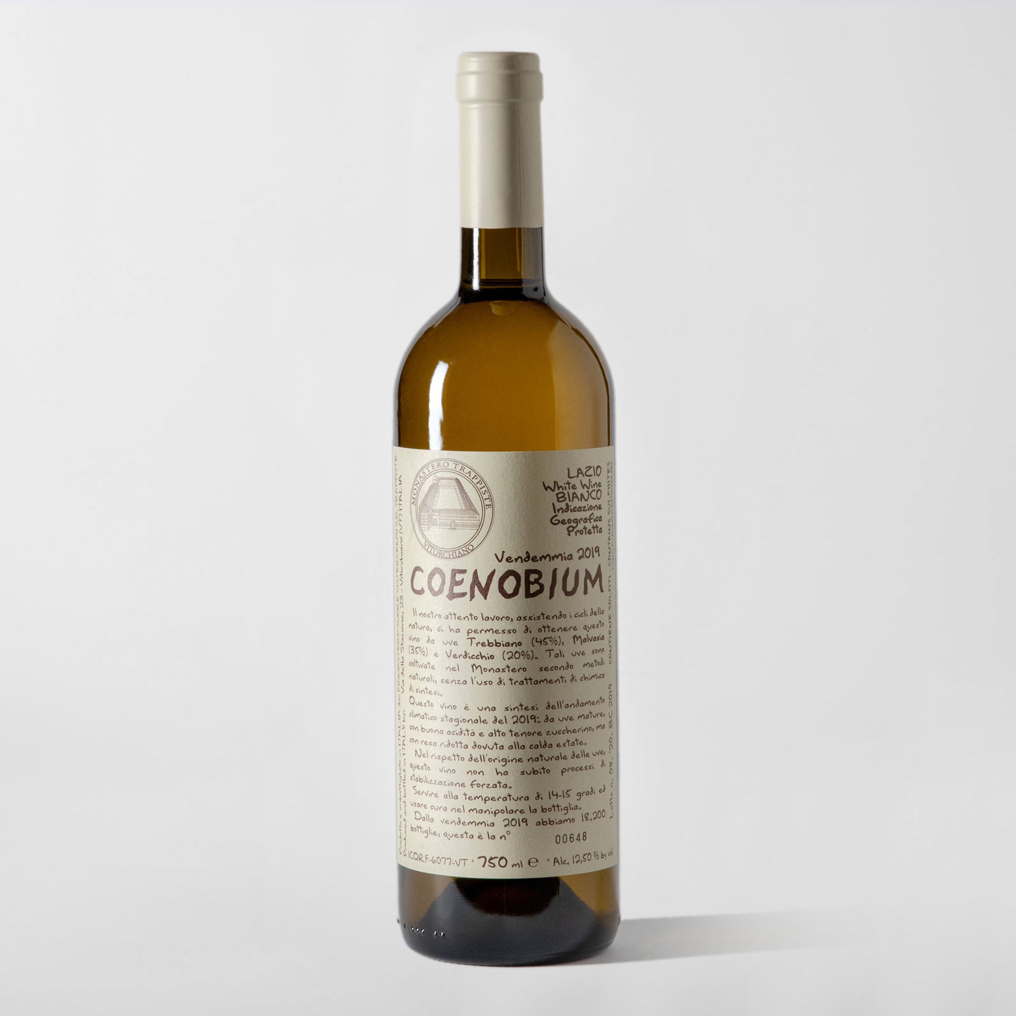 Monastero Suore Cistercensi, Coenobium Bianco 2019 - Parcelle Wine