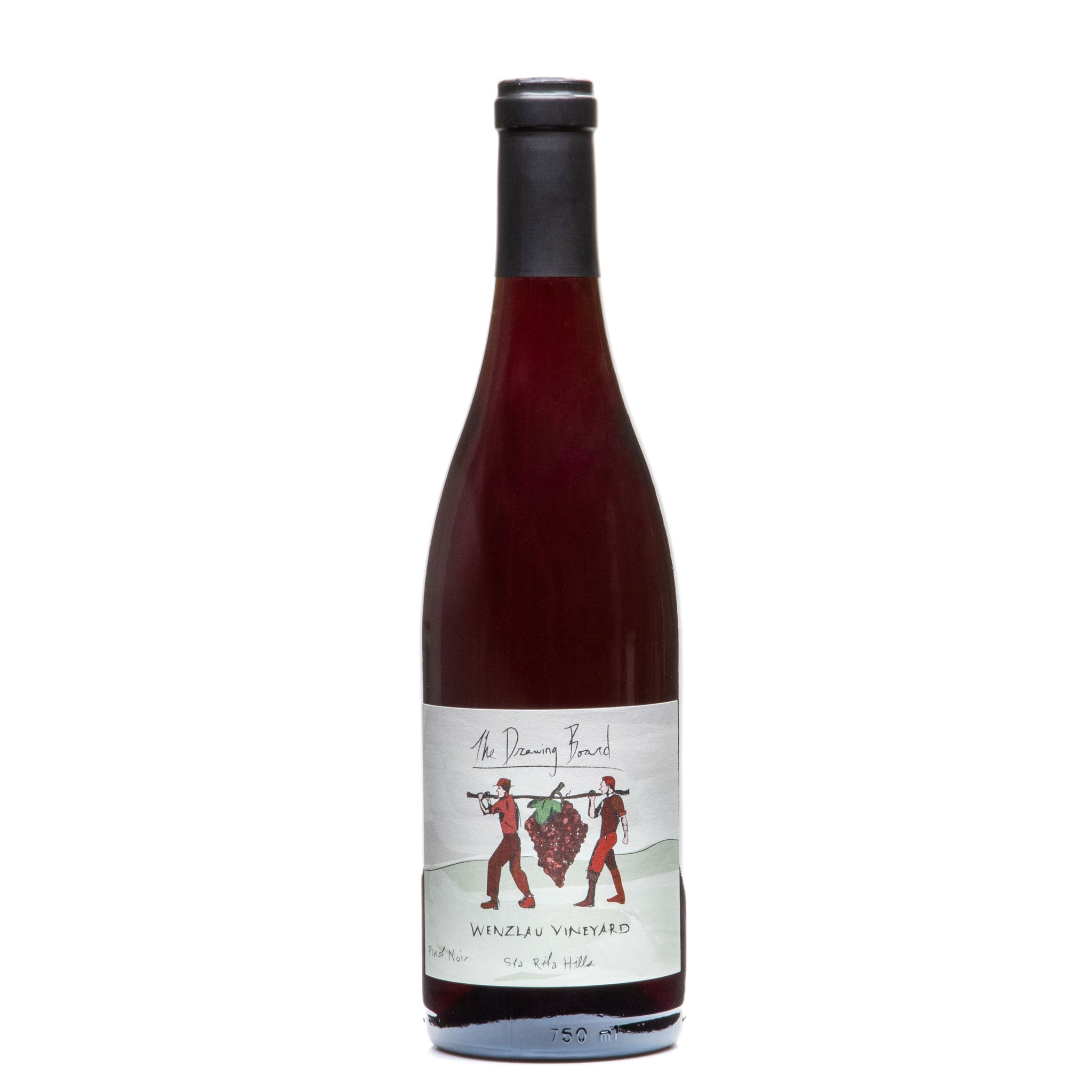 Wenzlau Vineyard, 'Drawing Board' Santa Rita Hills Pinot Noir 2016 - Parcelle Wine