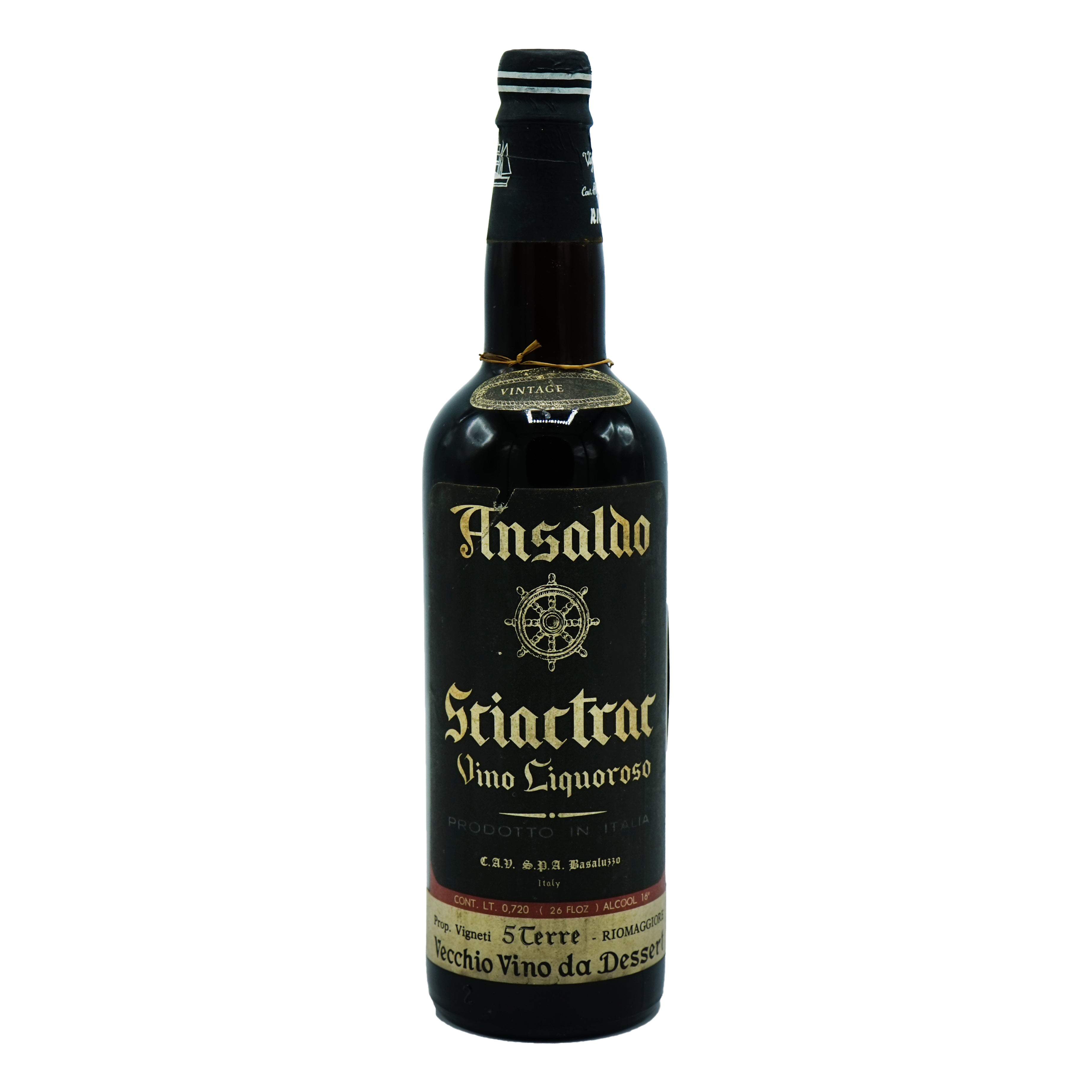 Ansaldo Sciactrac, Liquoroso Riserva Cinque Terre 1955 - Parcelle Wine