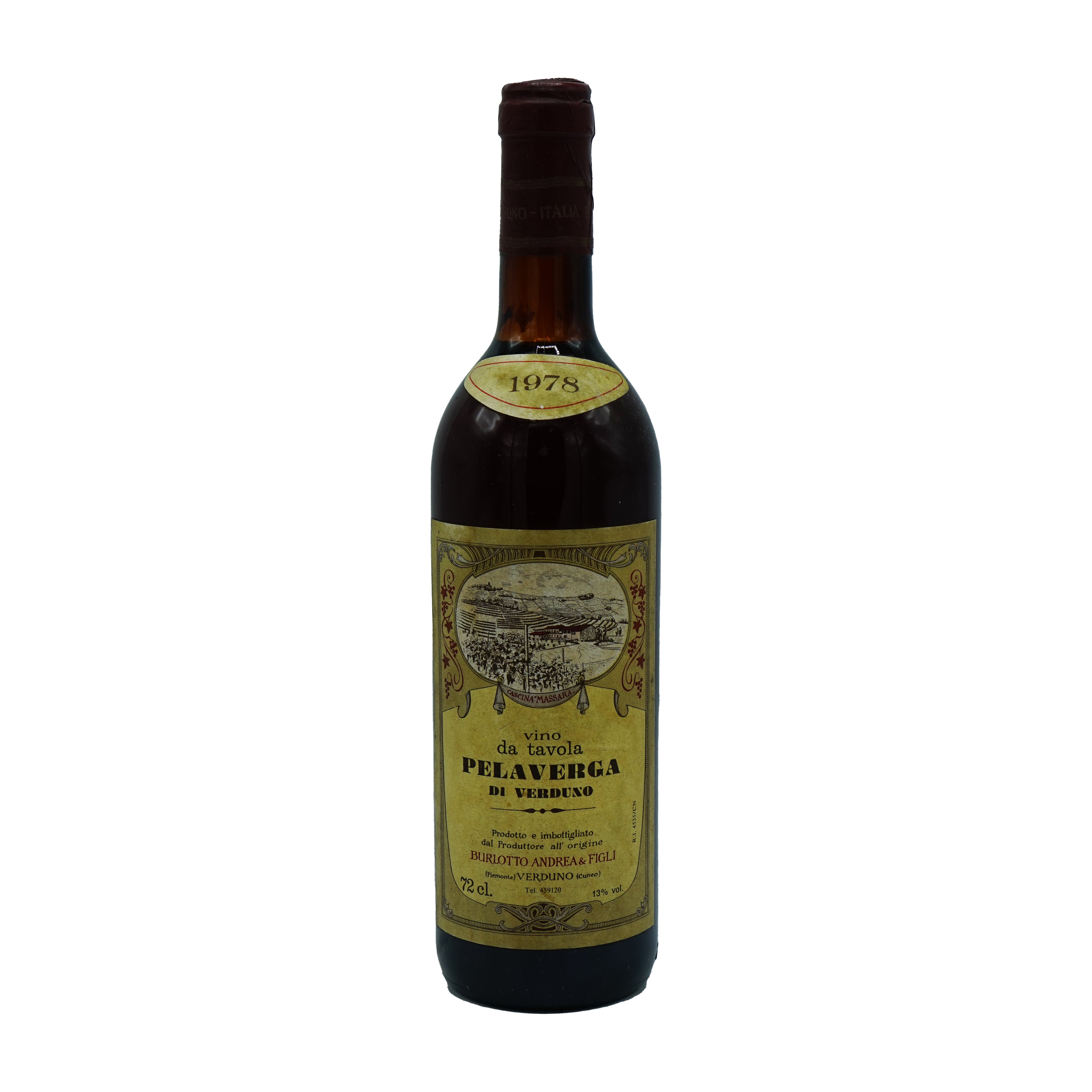 Andrea Burlotto, Verduno Pelaverga 1978 - Parcelle Wine