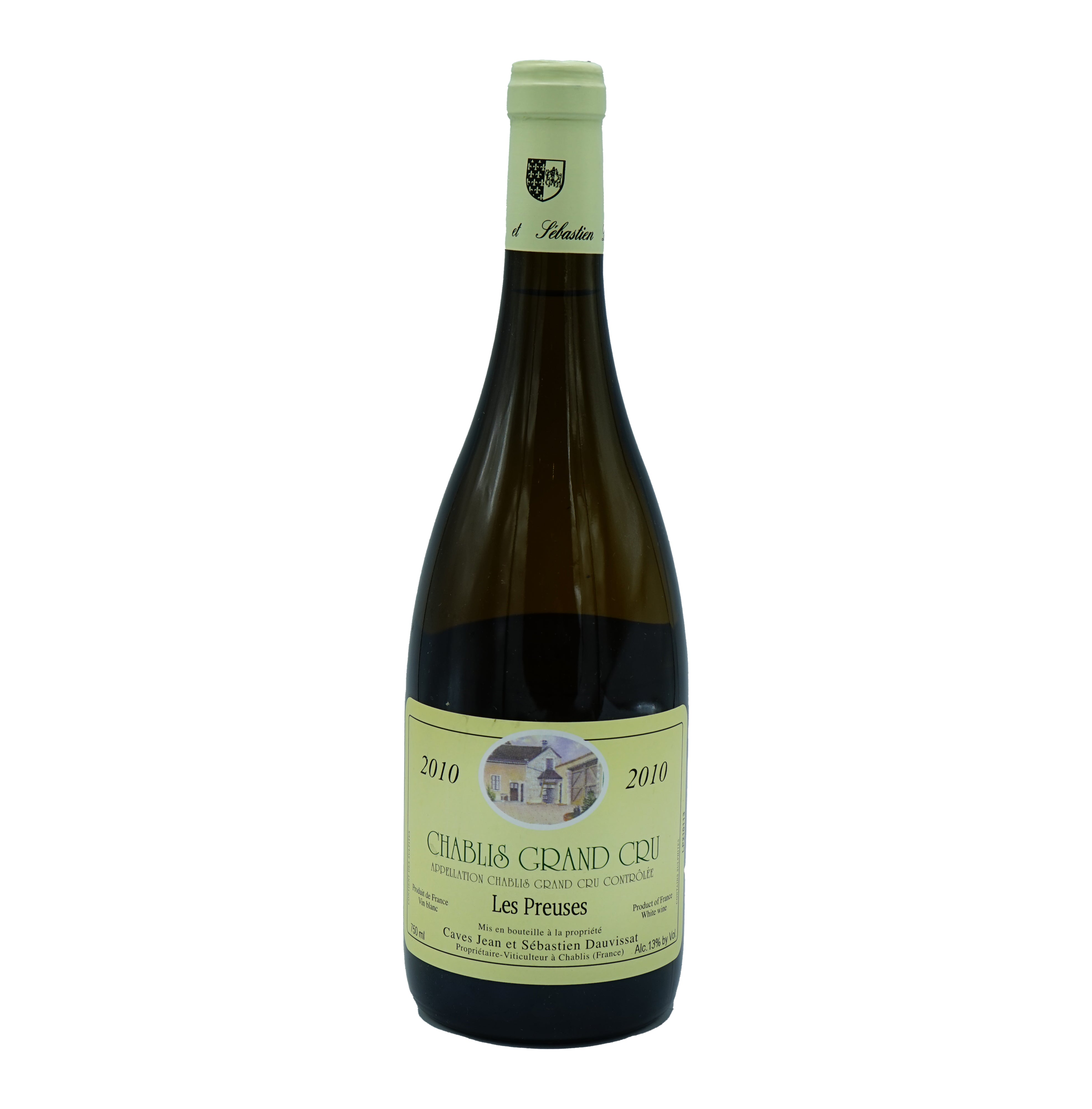 Jean et Sébastien Dauvissat, 'Preuses' Grand Cru Chablis 2010 from Jean et Sébastien Dauvissat - Parcelle Wine