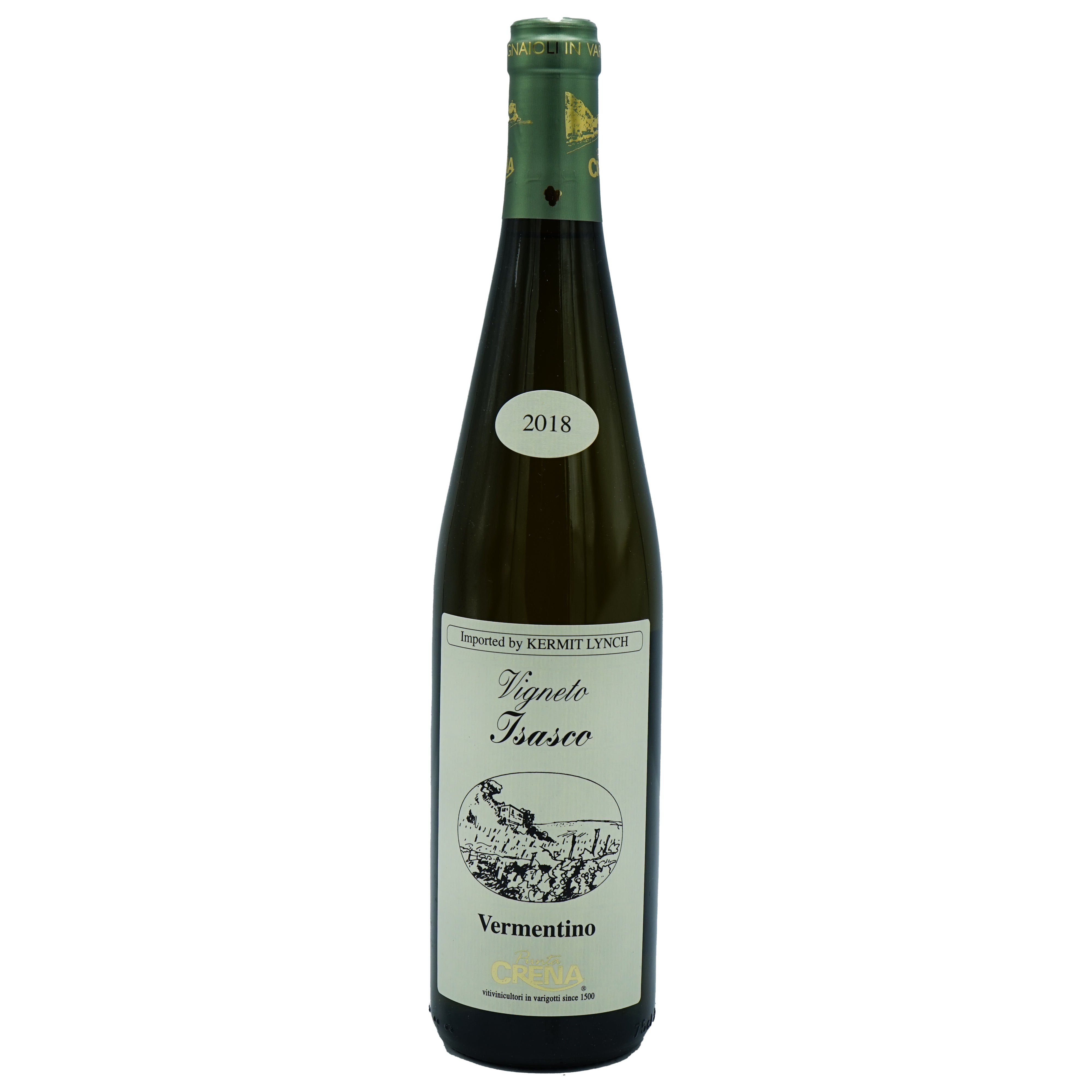 Punta Crena 'Vigneto Isasco' Vermentino 2018 from Punta Crena - Parcelle Wine