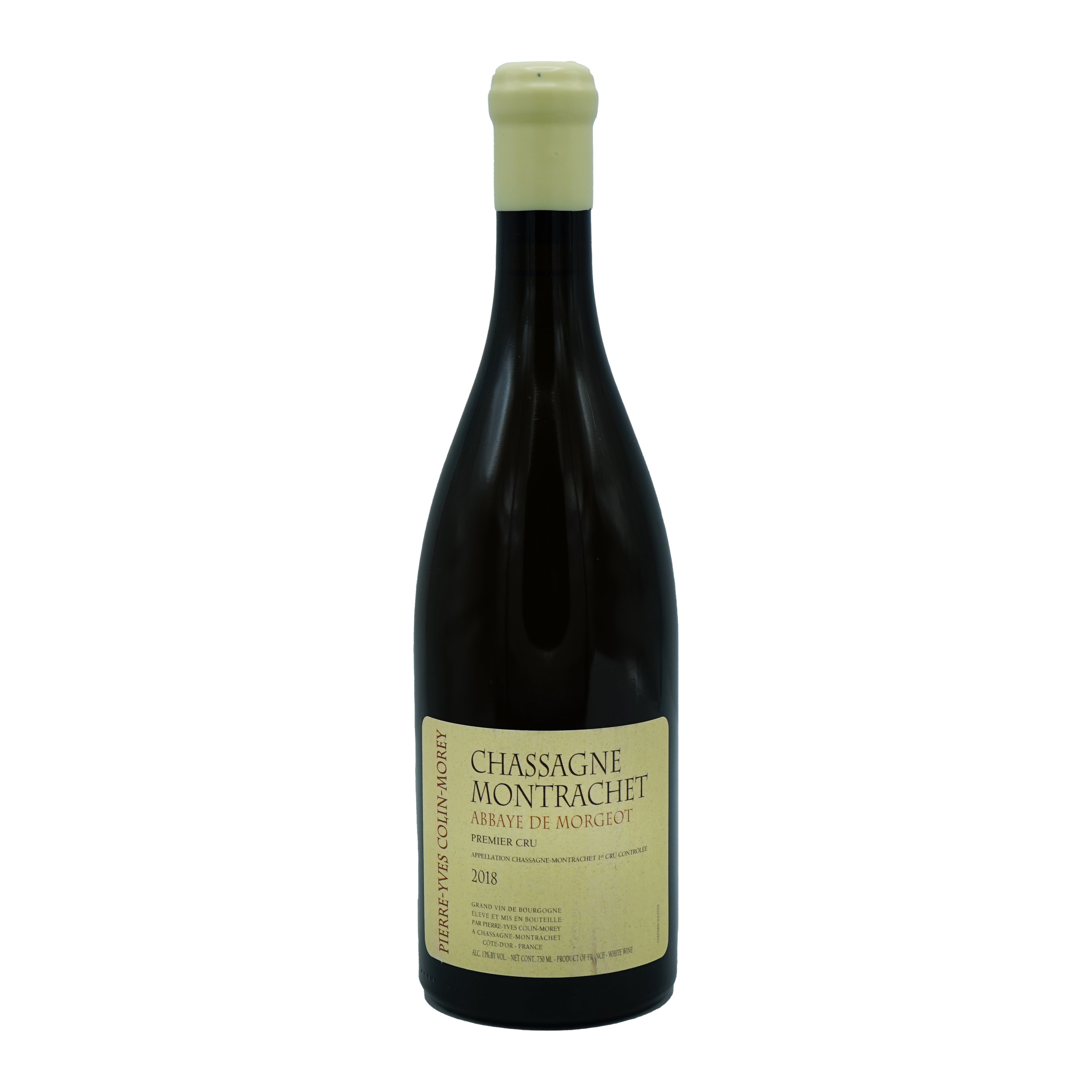 PYCM, 'Abbaye de Morgeots' 1er Cru Chassagne-Montrachet 2018 from Pierre-Yves Colin-Morey - Parcelle Wine