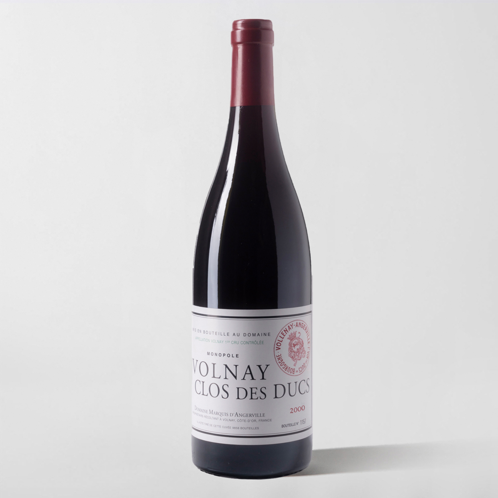 Marquis d'Angerville, Volnay Premier Cru 'Clos des Ducs' 2000 - Parcelle Wine