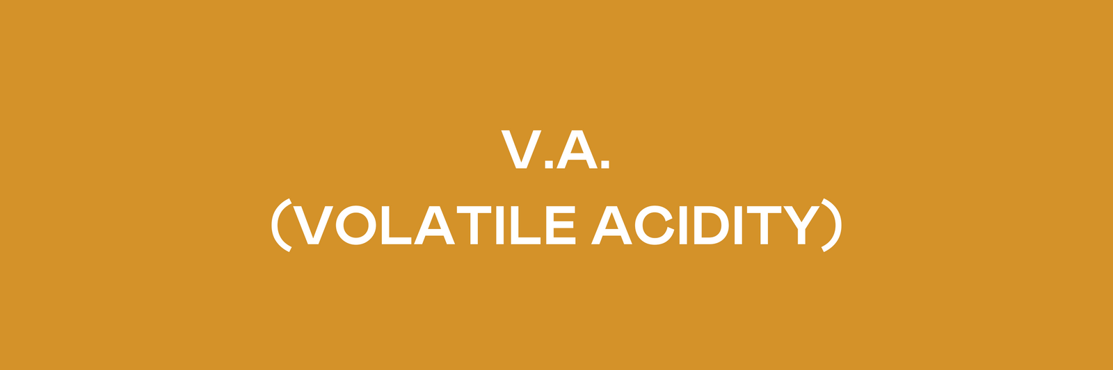 What Does 'V.A.' Stand For in Wine?
