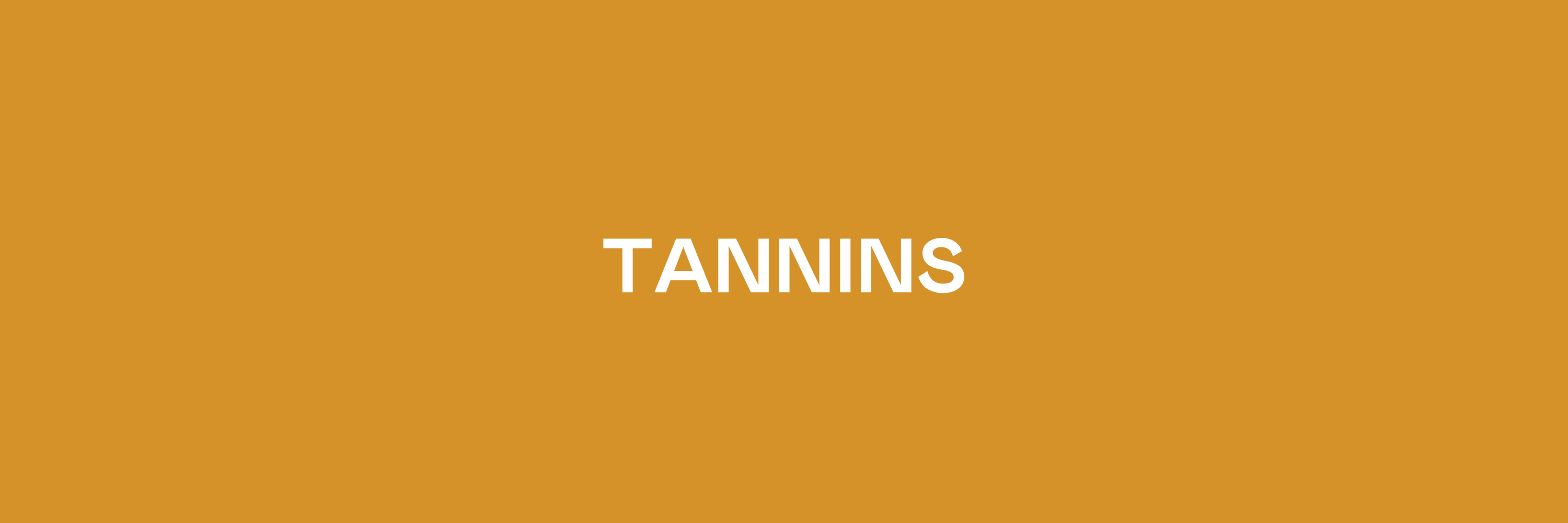 Tannins