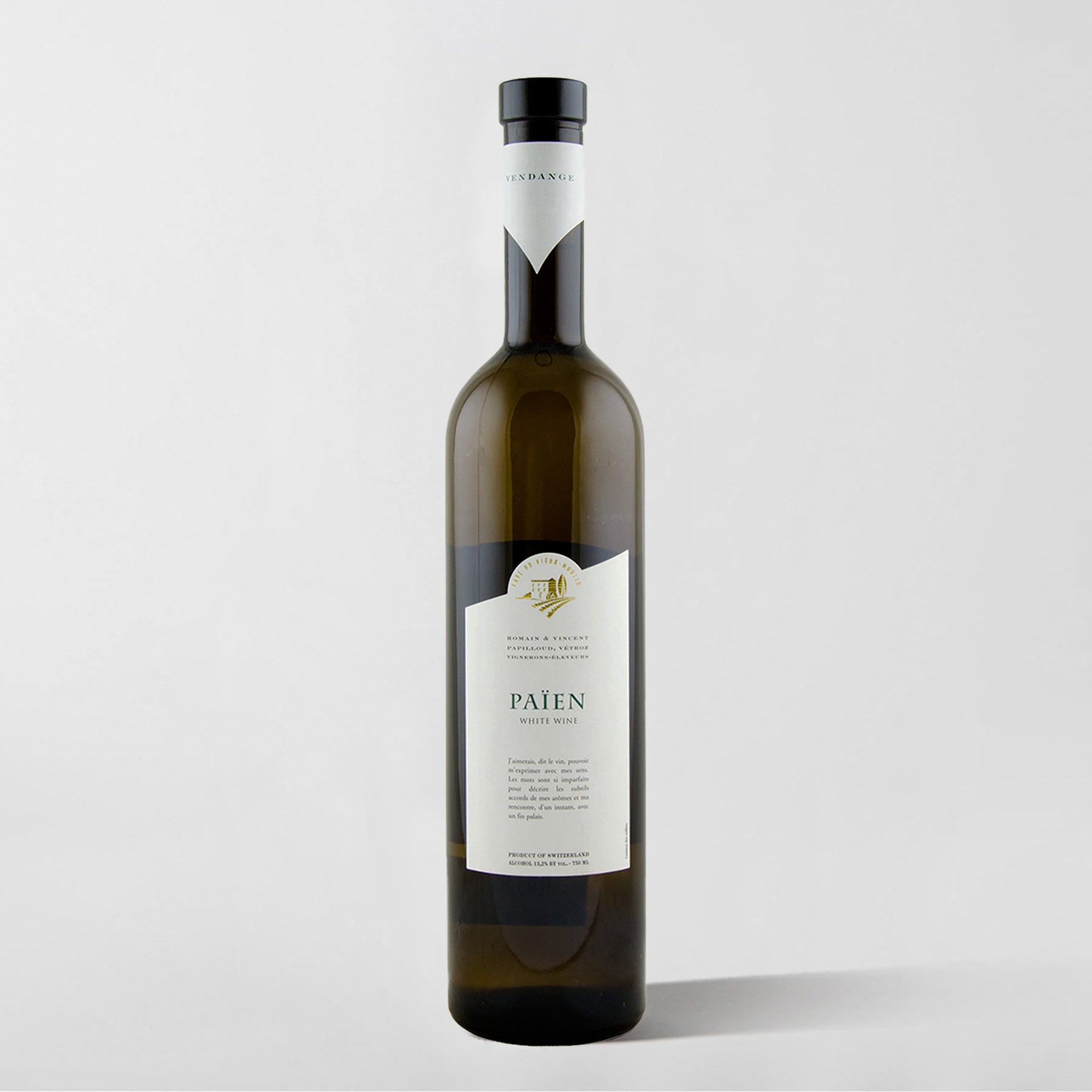 Cave du Vieux-Moulin, Païen de Vétroz 2013 - Parcelle Wine