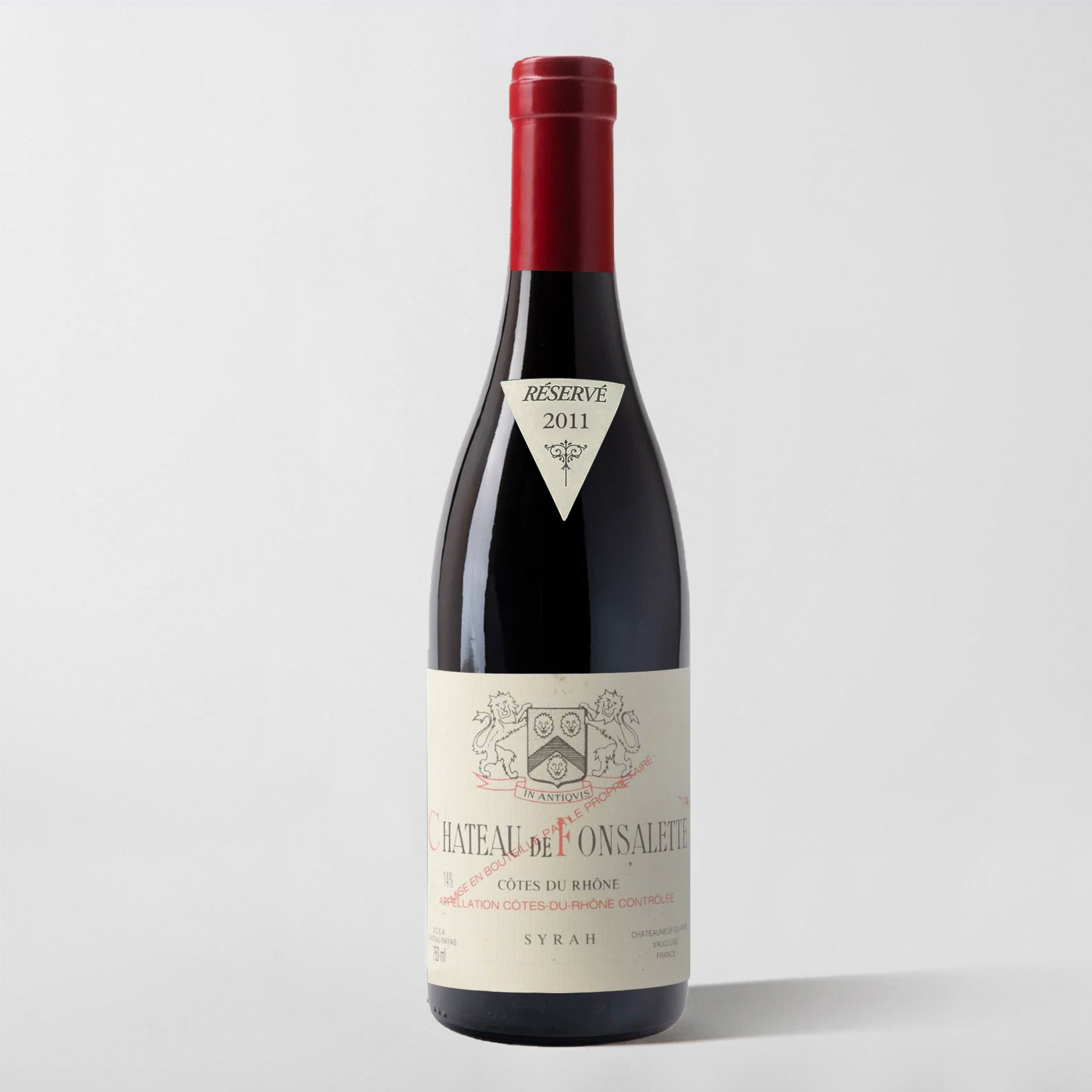 Château de Fonsalette, Côtes-du-Rhône 'Cuvée Syrah' 2011