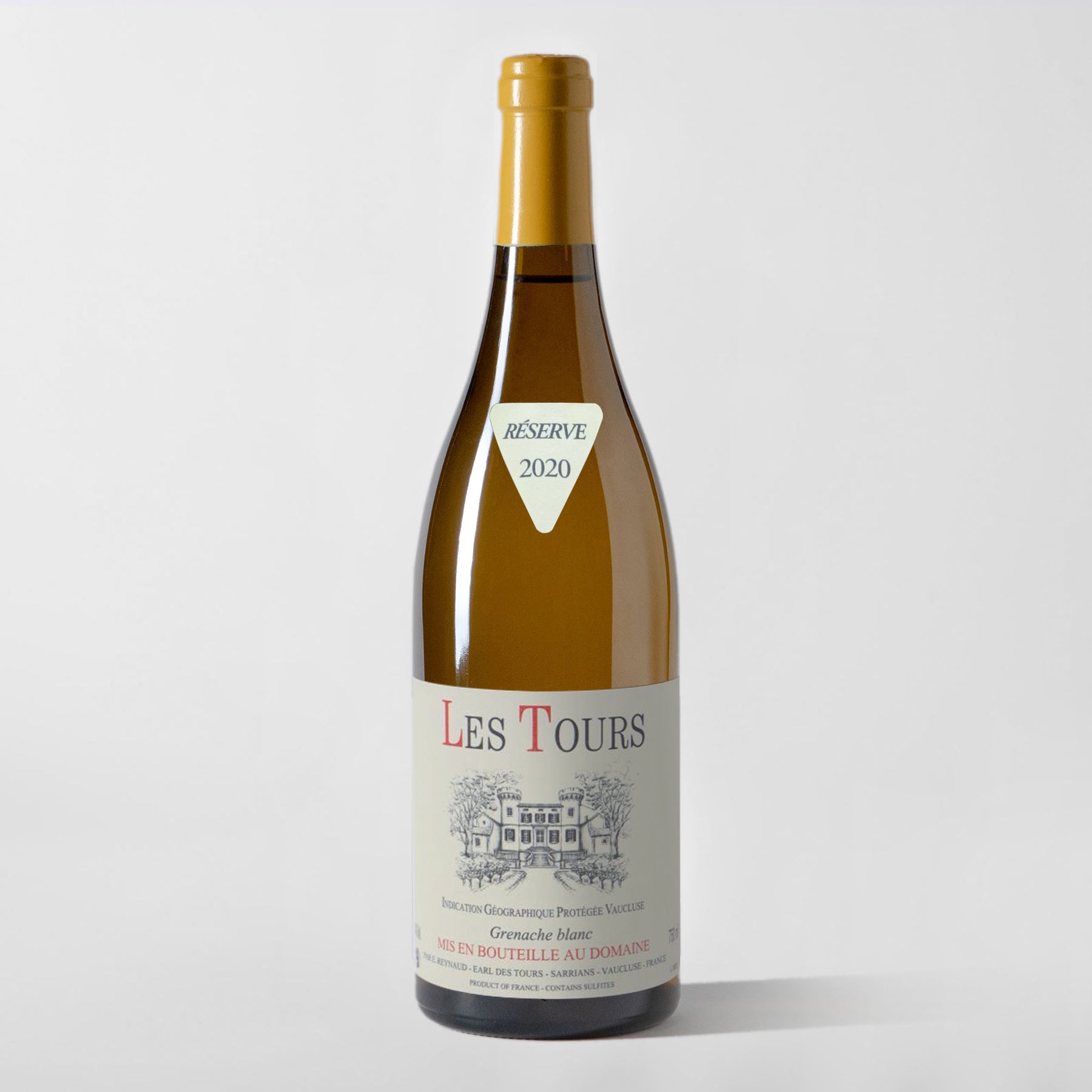 Château des Tours, Grenache Blanc Réserve 'Les Tours' 2020 - Parcelle Wine