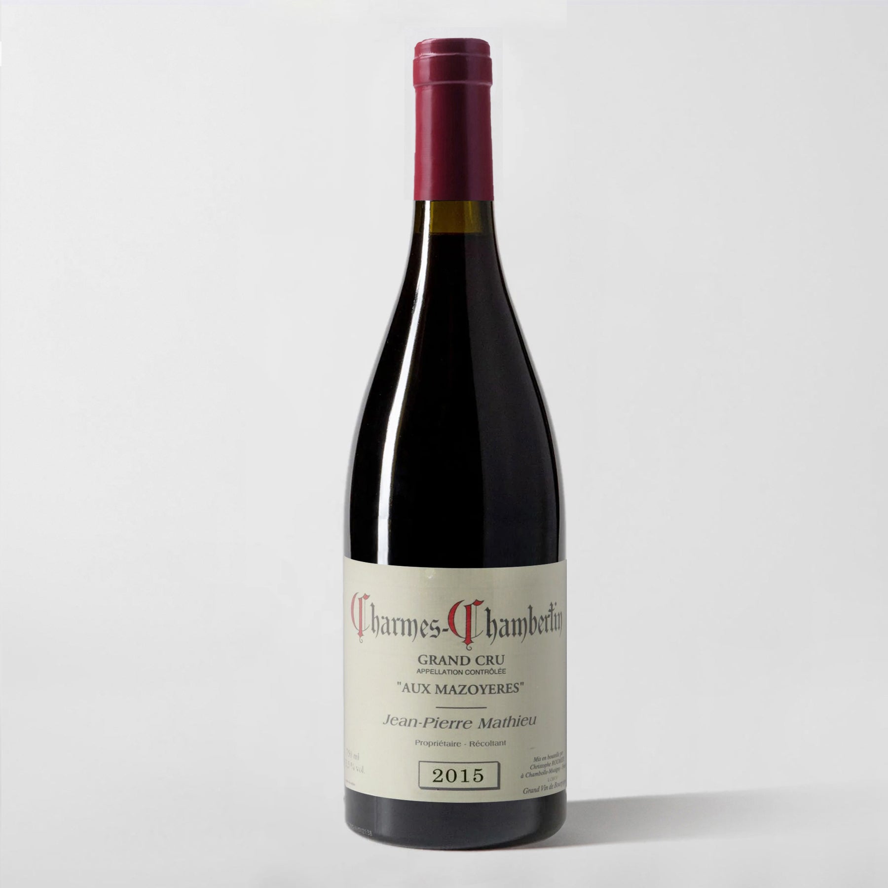 Christophe Roumier, 'Charmes-Chambertin' Grand Cru Aux Mazoyeres 2017 - Parcelle Wine