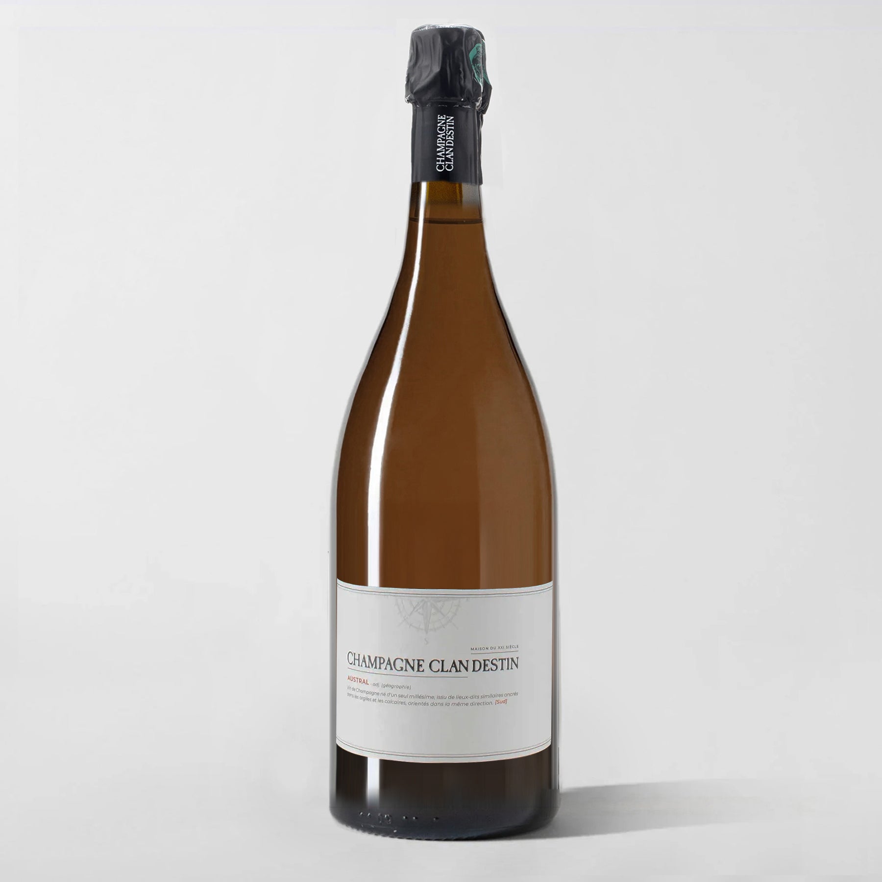 Clandestin, 'Austral' Blanc de Noirs Brut Nature Magnum (base 2022) - Parcelle Wine