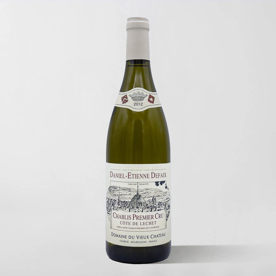 Daniel-Etienne Defaix, Chablis Premier Cru 'Côte de Lechet' 2012 (Pre-Sale Arriving Early April)
